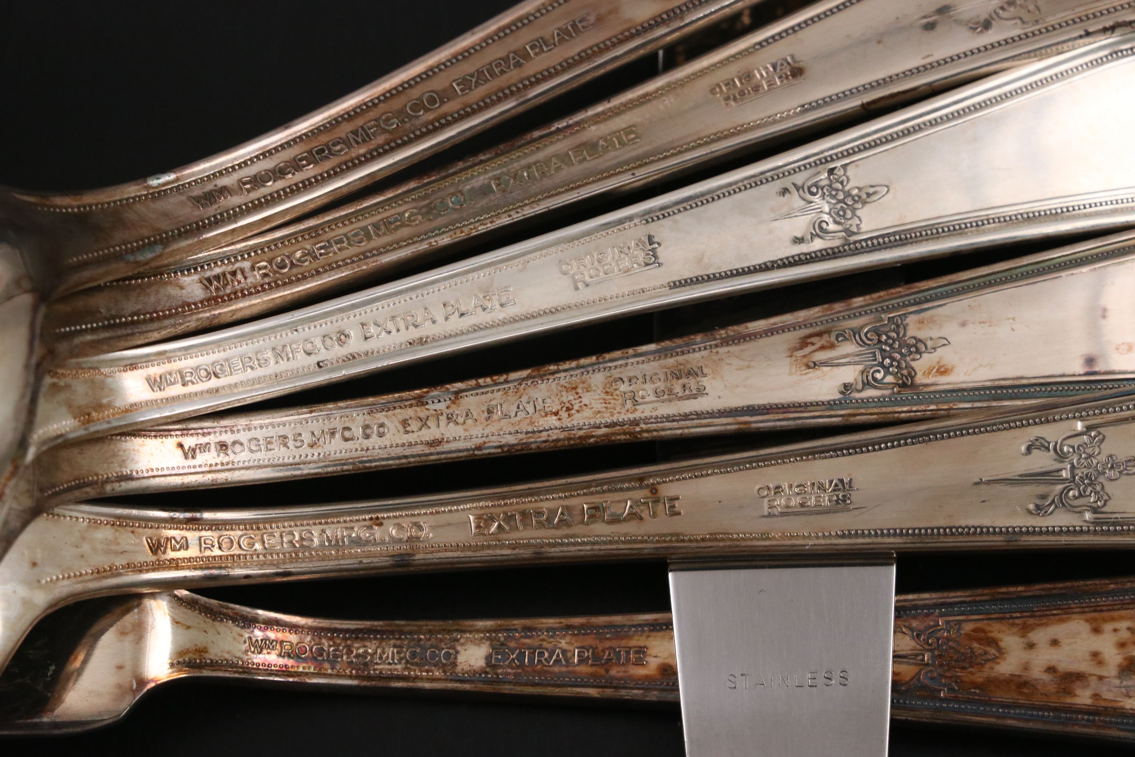 Oneida "Caprice" and Other Silver Plate Flatware, Early to Mid-20th C.