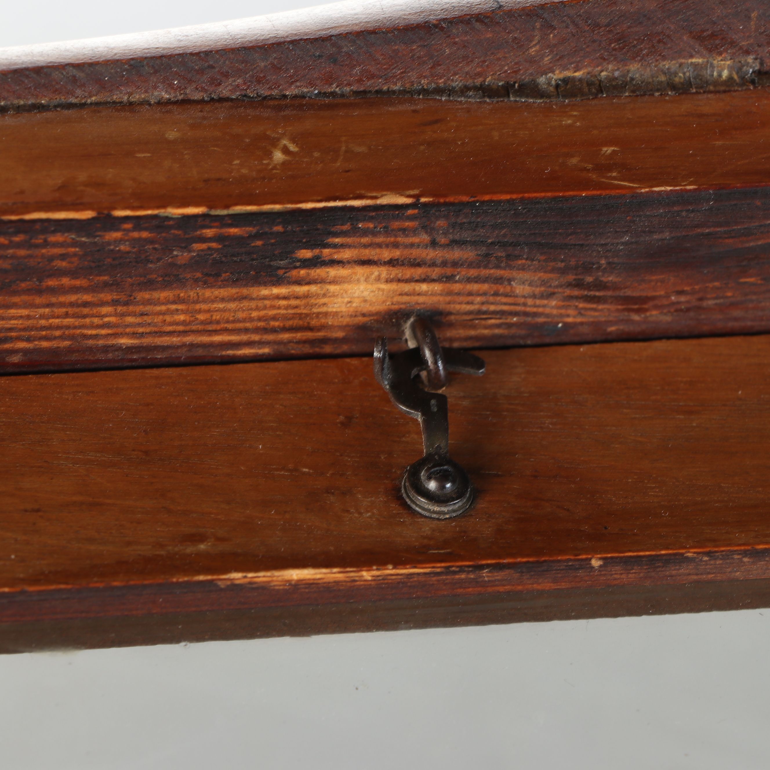 Floral Motif Wooden Wall Pendulum Clock