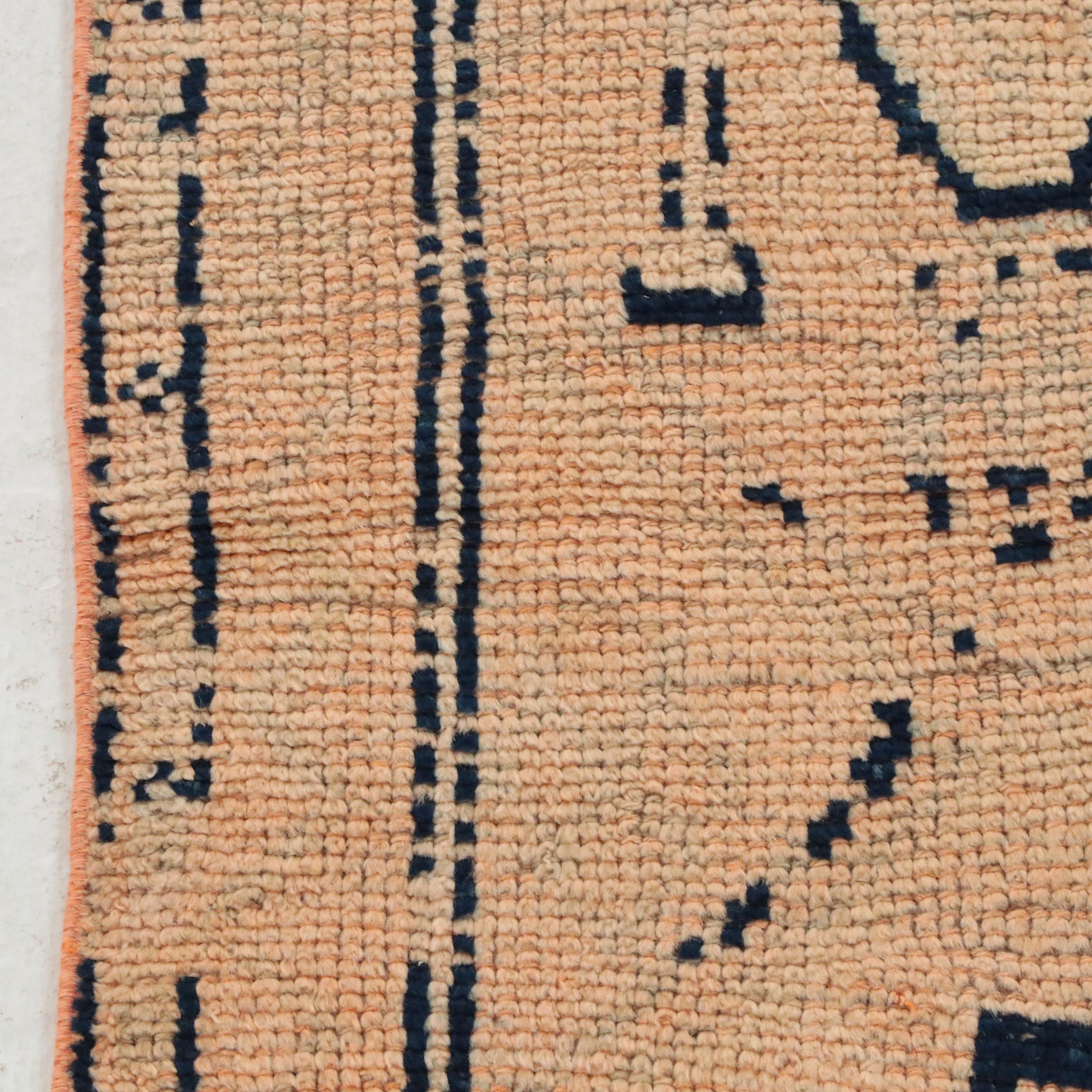 2'5 x 5'10 Hand-Knotted Turkish Anatolian Remnant Carpet Runner