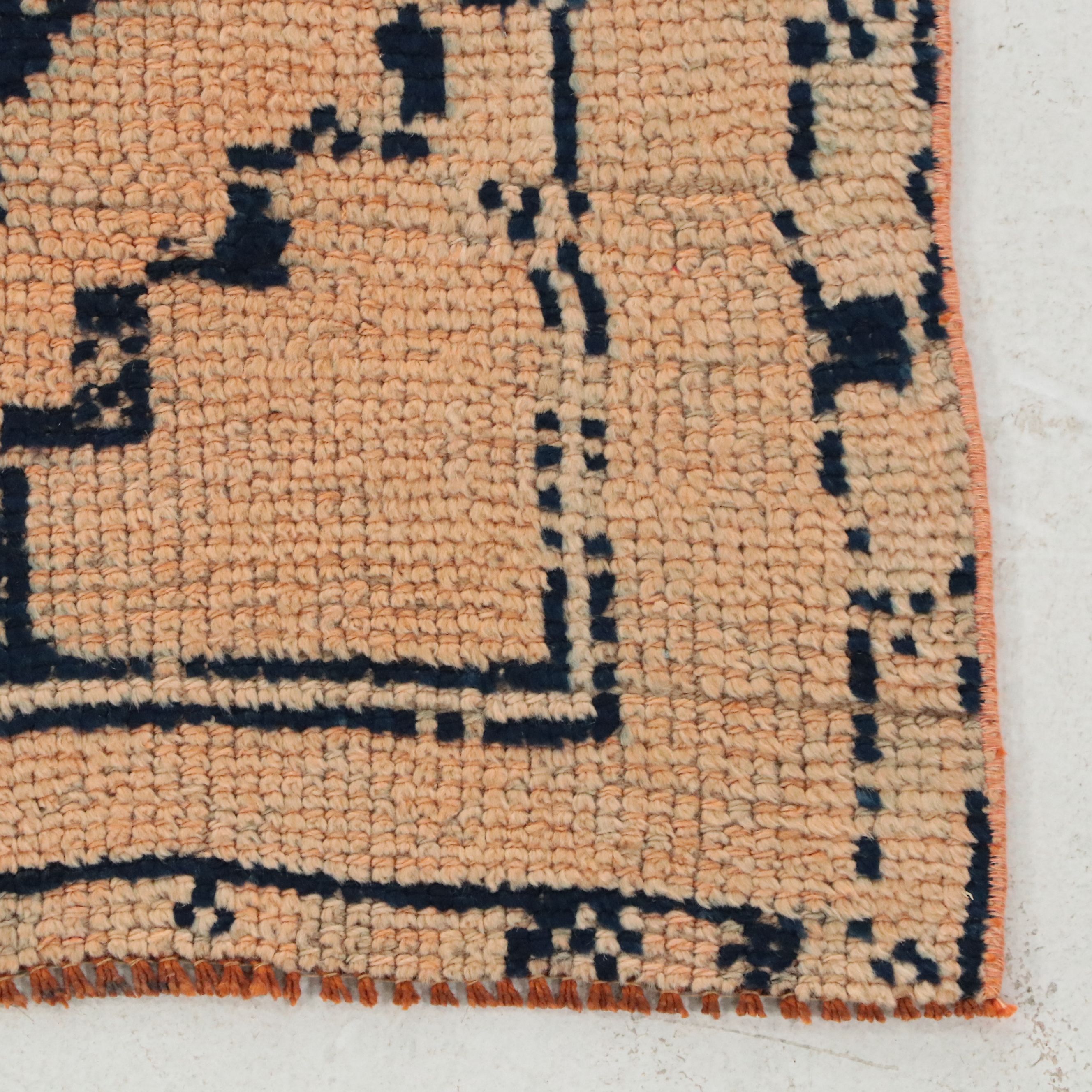 2'5 x 5'10 Hand-Knotted Turkish Anatolian Remnant Carpet Runner