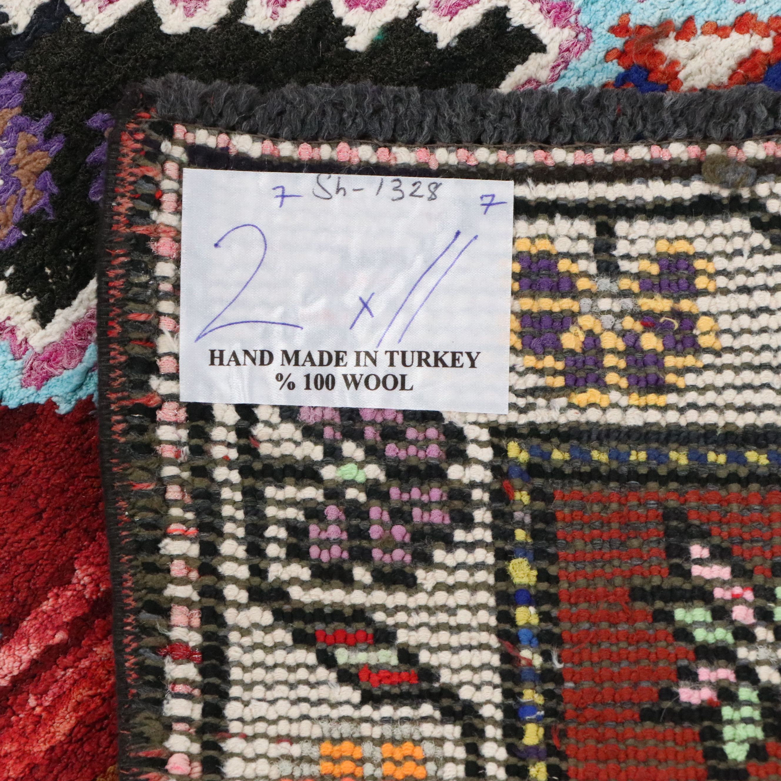 2'10 x 11'7 Hand-Knotted Turkish Anatolian Carpet Runner