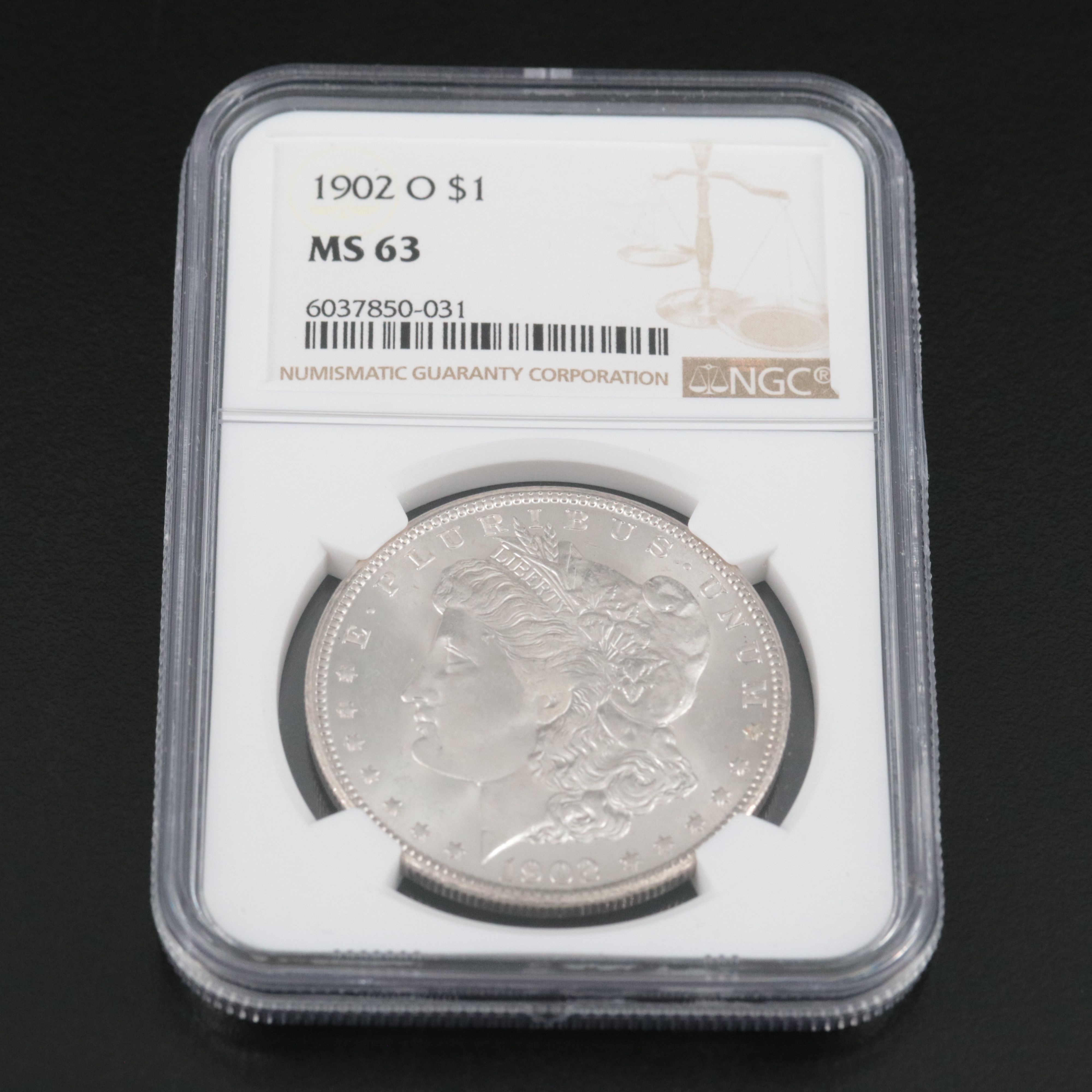 NGC Graded MS63 1902-O Silver Morgan Dollar