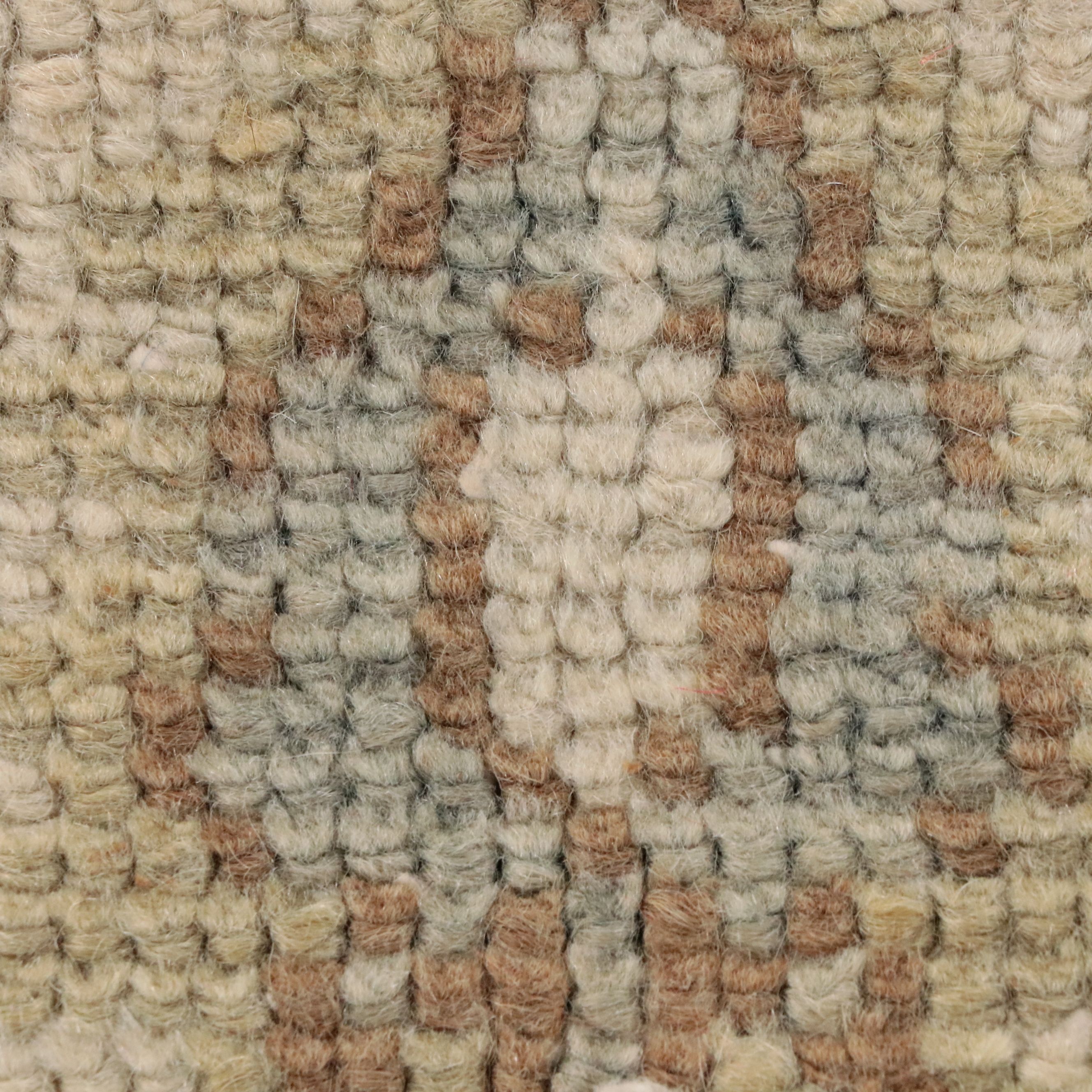 2'11 x 7'5 Hand-Knotted Turkish Oushak Carpet Runner