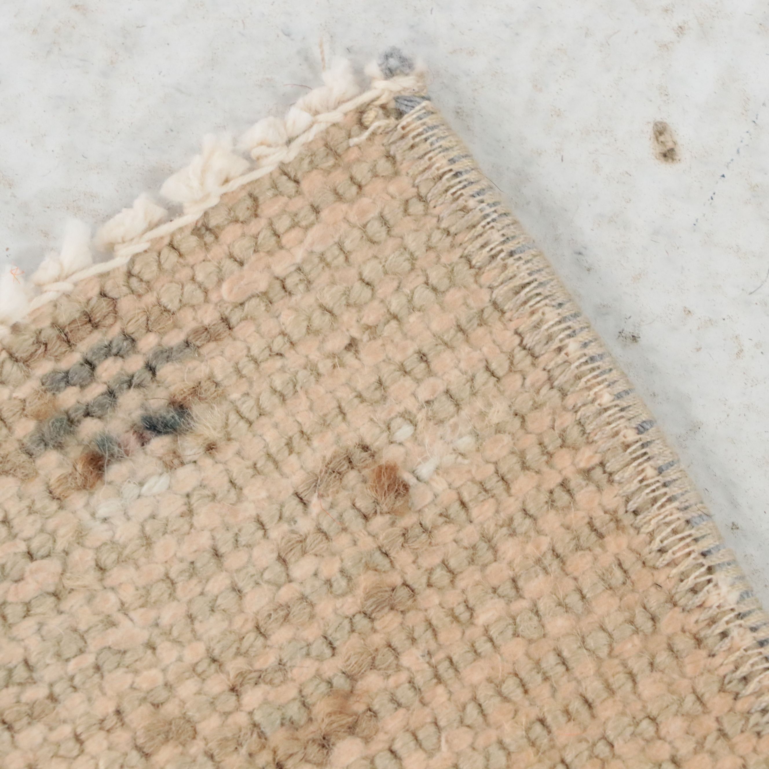 2'11 x 7'5 Hand-Knotted Turkish Oushak Carpet Runner