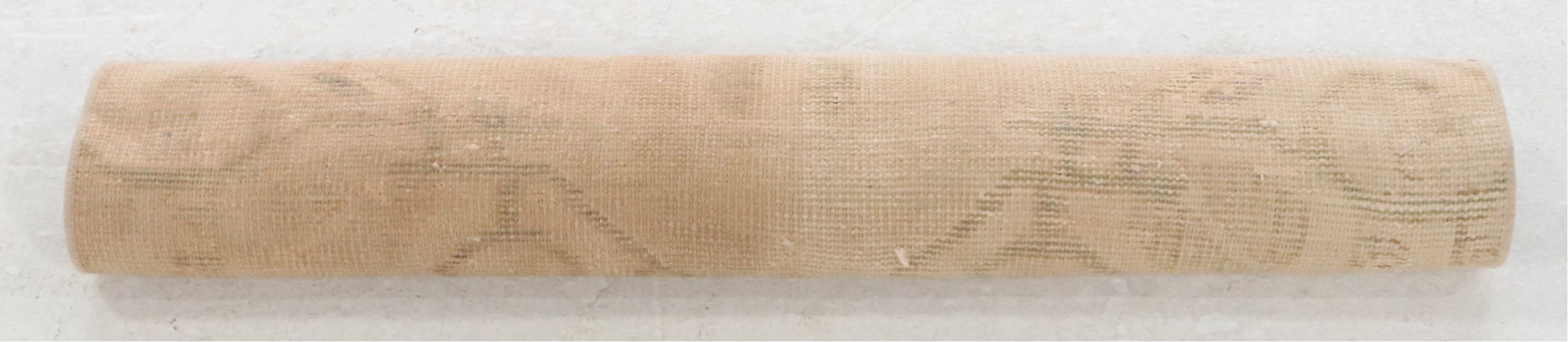 2'11 x 7'5 Hand-Knotted Turkish Oushak Carpet Runner