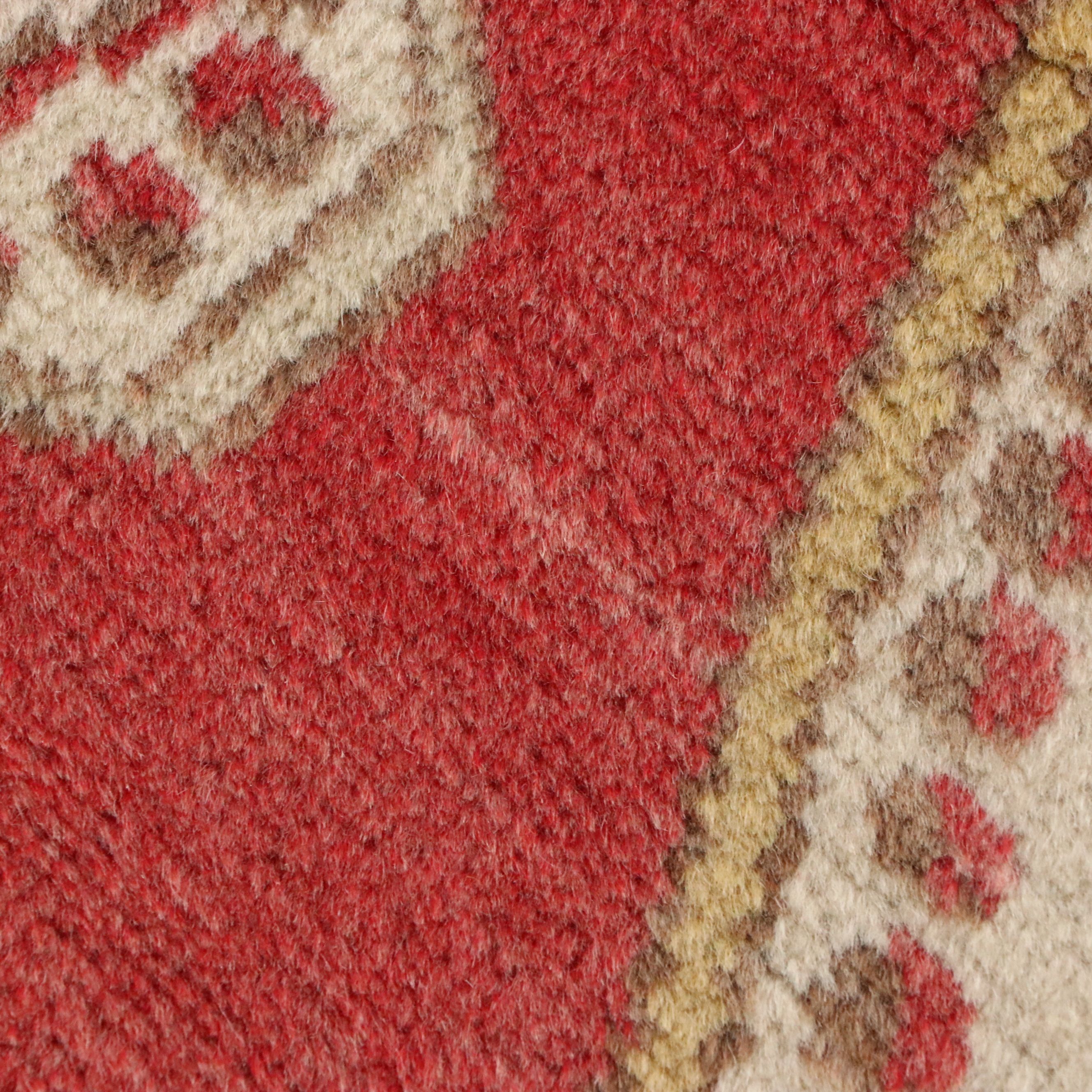 3'7 x 7'6 Hand-Knotted Turkish Anatolian Area Rug