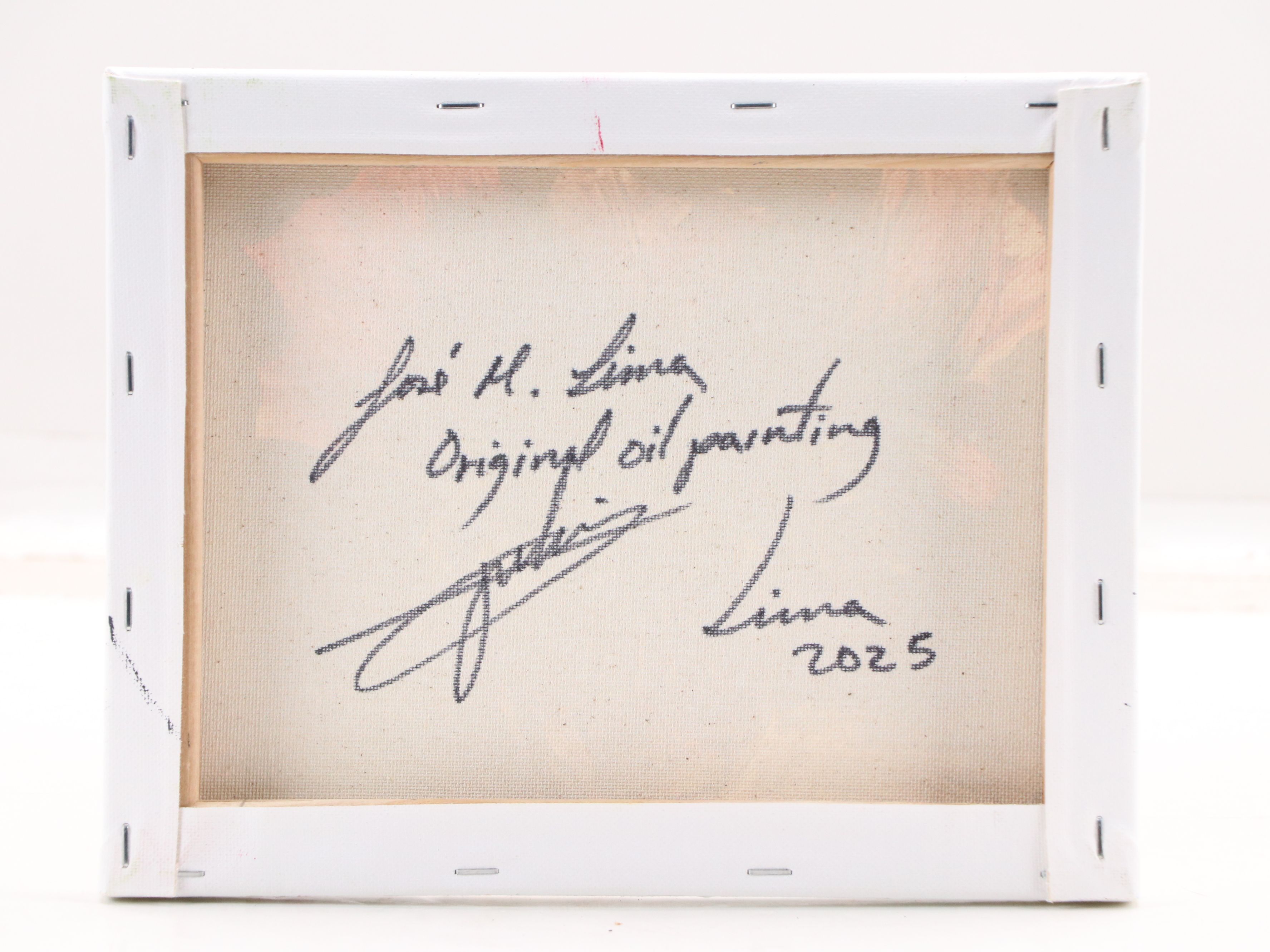 José M. Lima Oil on Canvas Still Life with Vase of Flowers, 2025