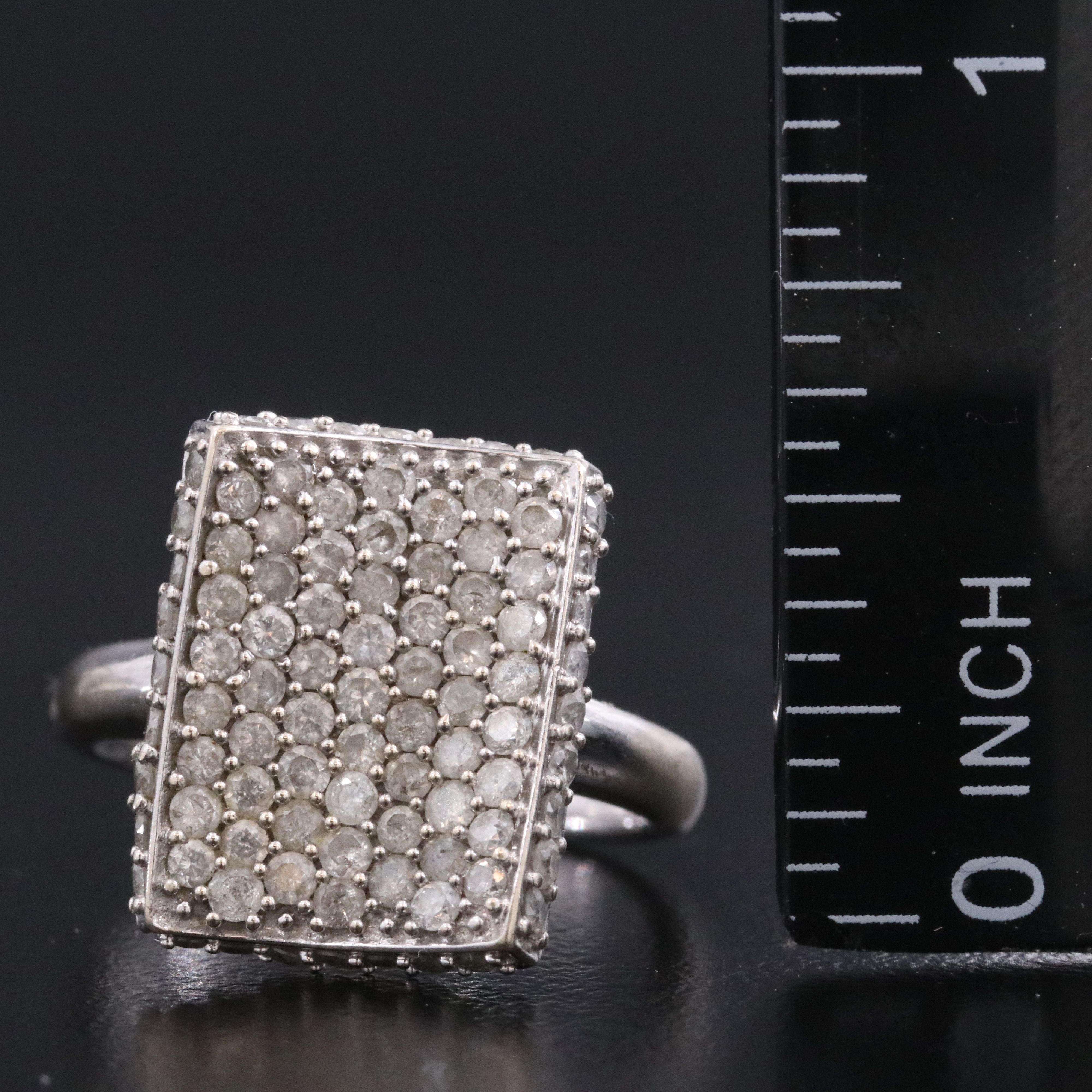 14K 1.49 CTW Diamond Cut Ribbon Ring