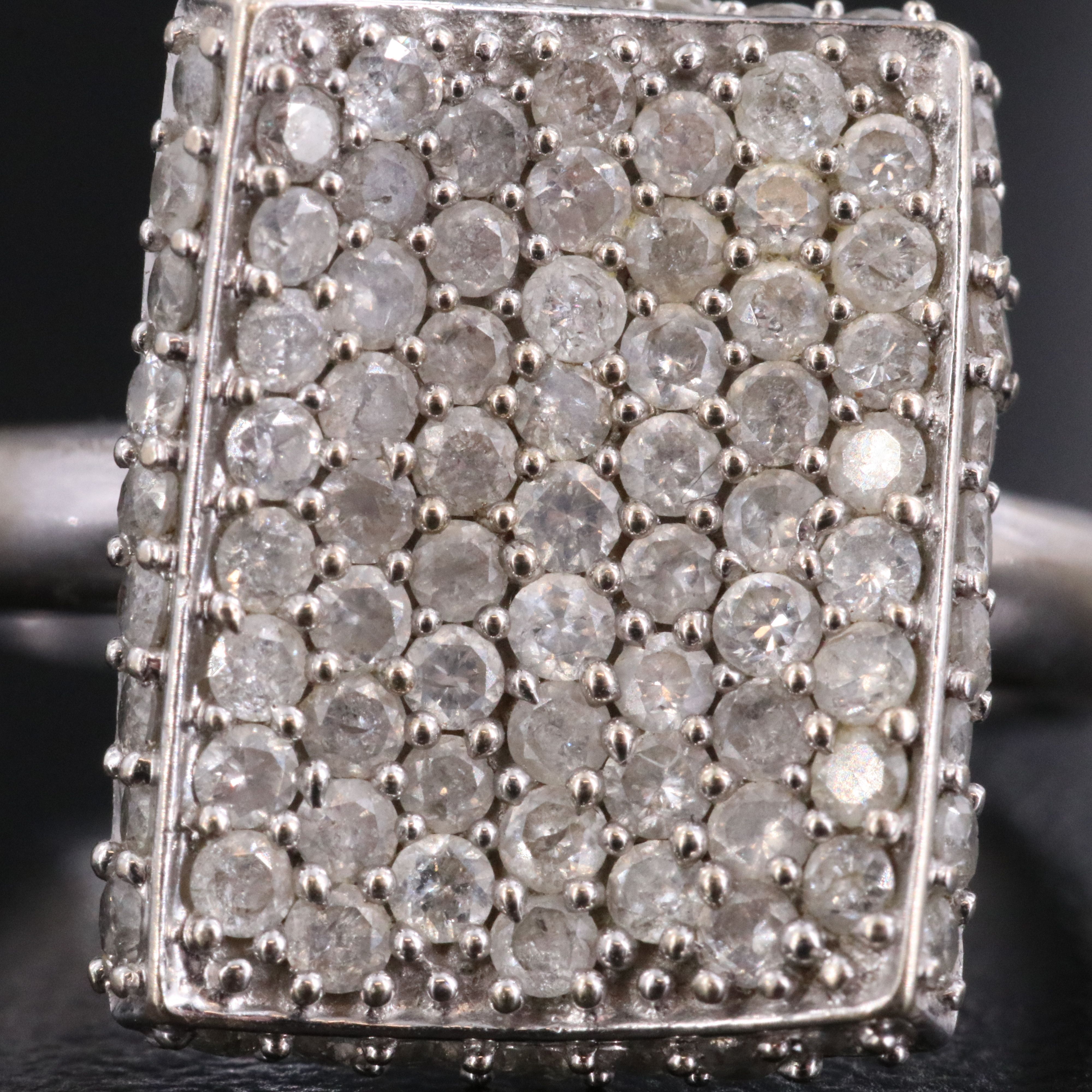 14K 1.49 CTW Diamond Cut Ribbon Ring