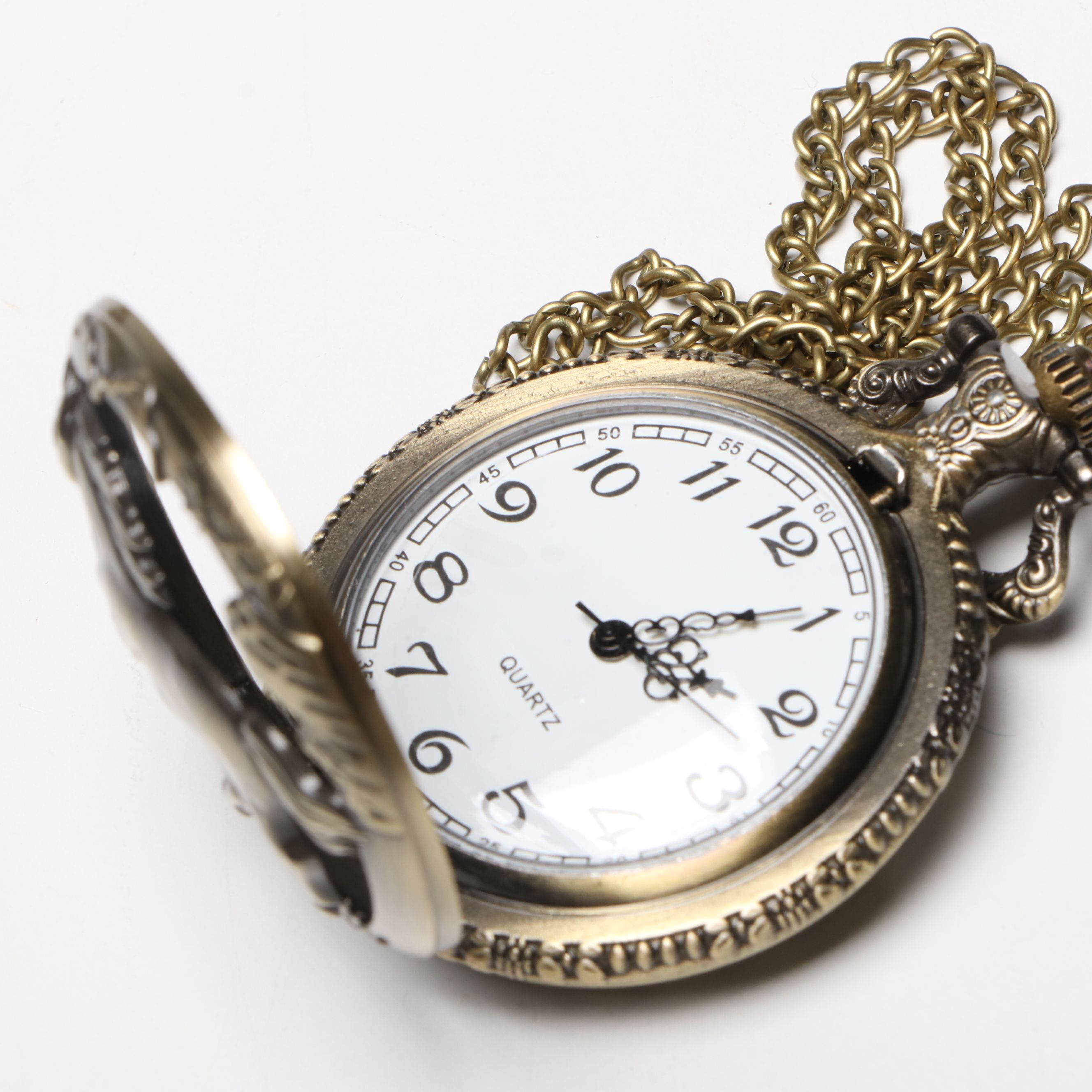 Damascus Steel Knives with Novelty Pocket Watches