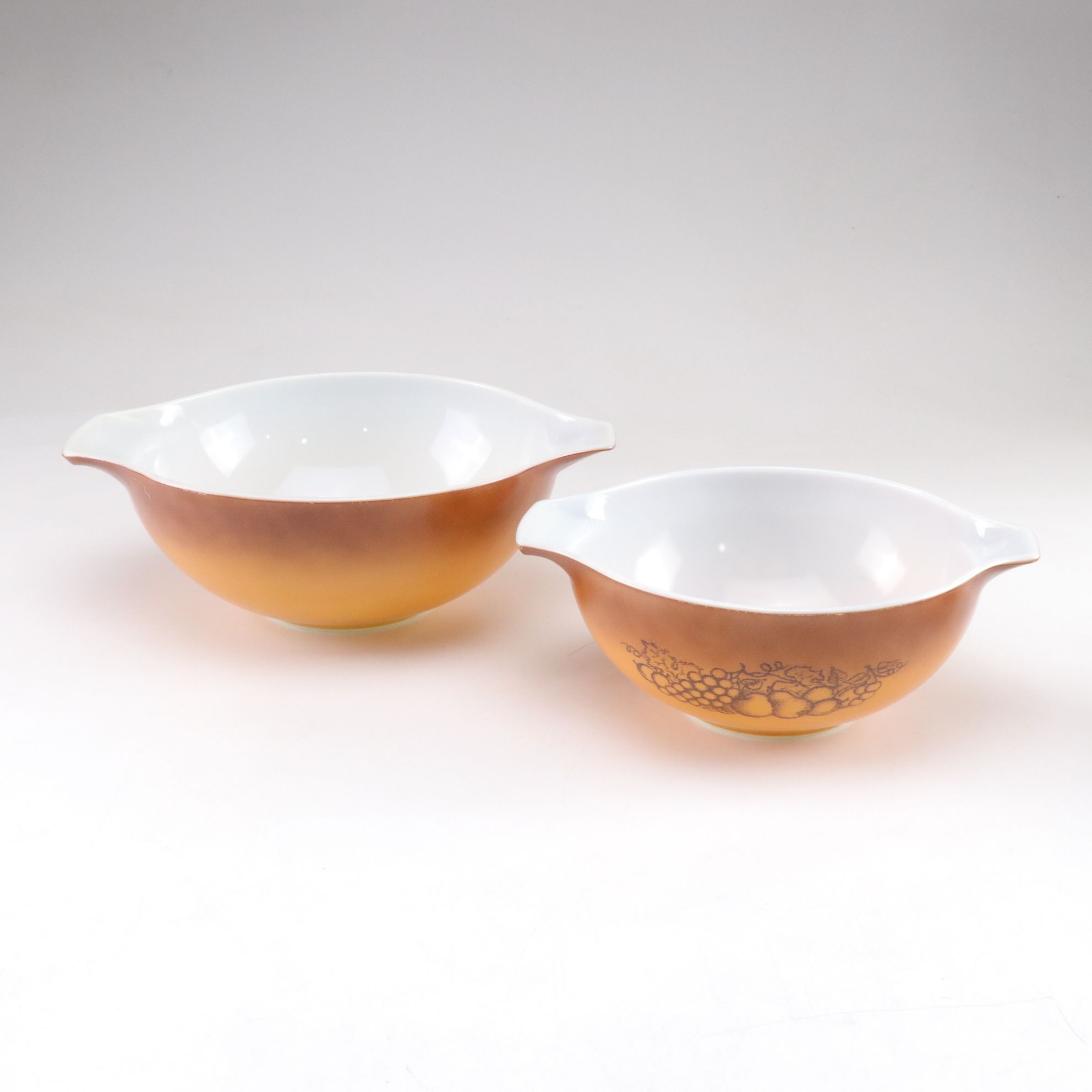 Pyrex "Old Orchard" Nesting Cinderella Bowls, Set of Four