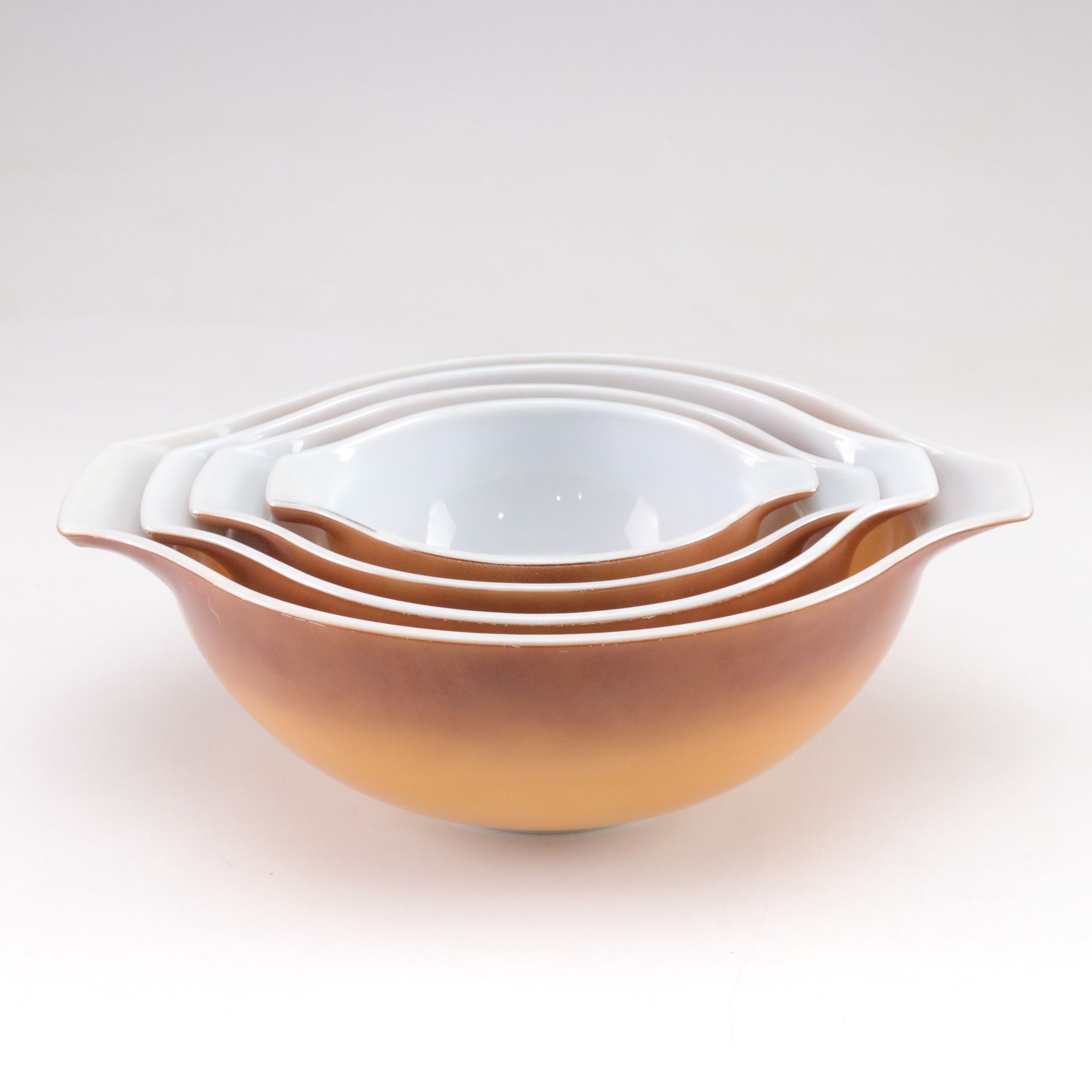 Pyrex "Old Orchard" Nesting Cinderella Bowls, Set of Four