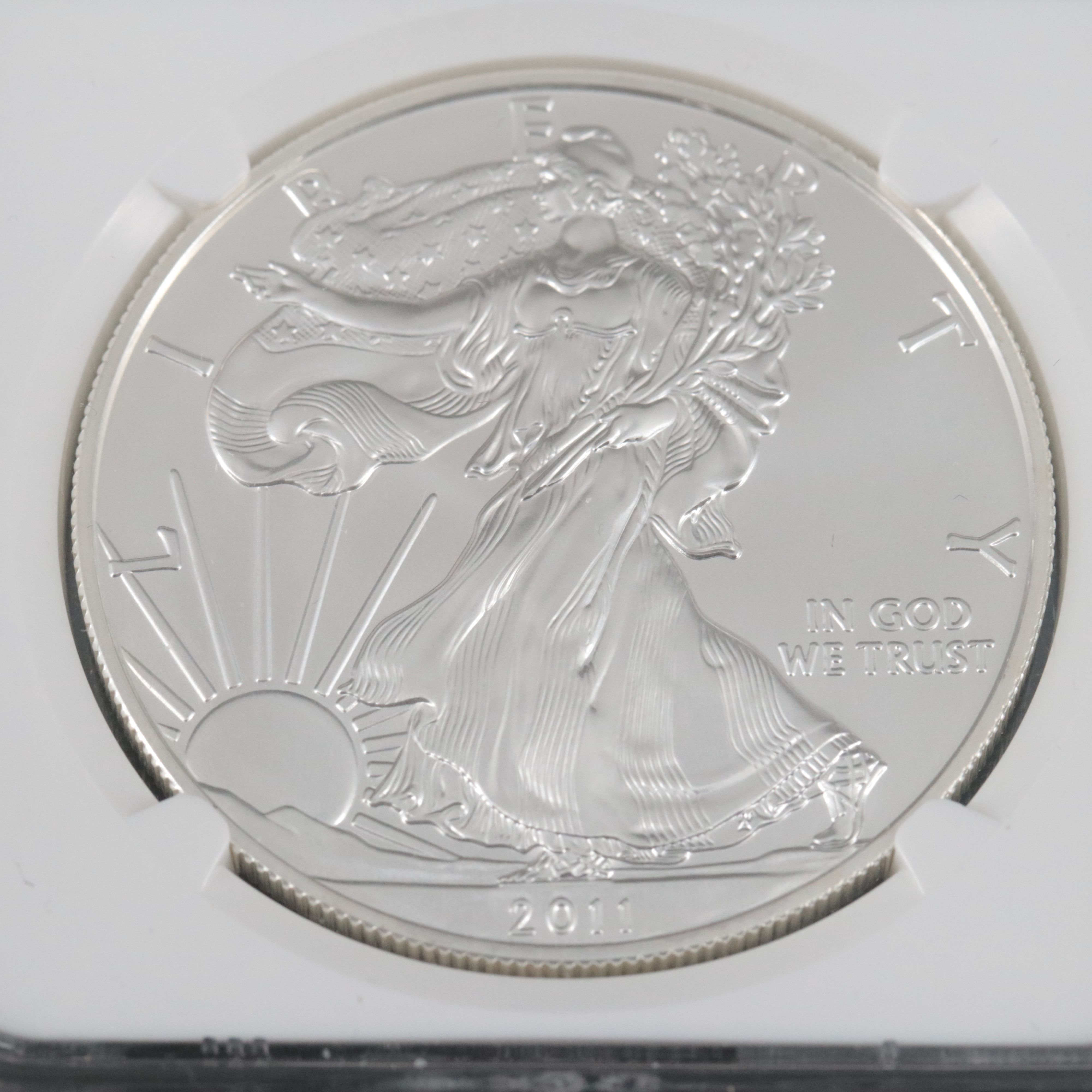 NGC Graded MS70 2011(S) $1 U.S. Silver Eagle