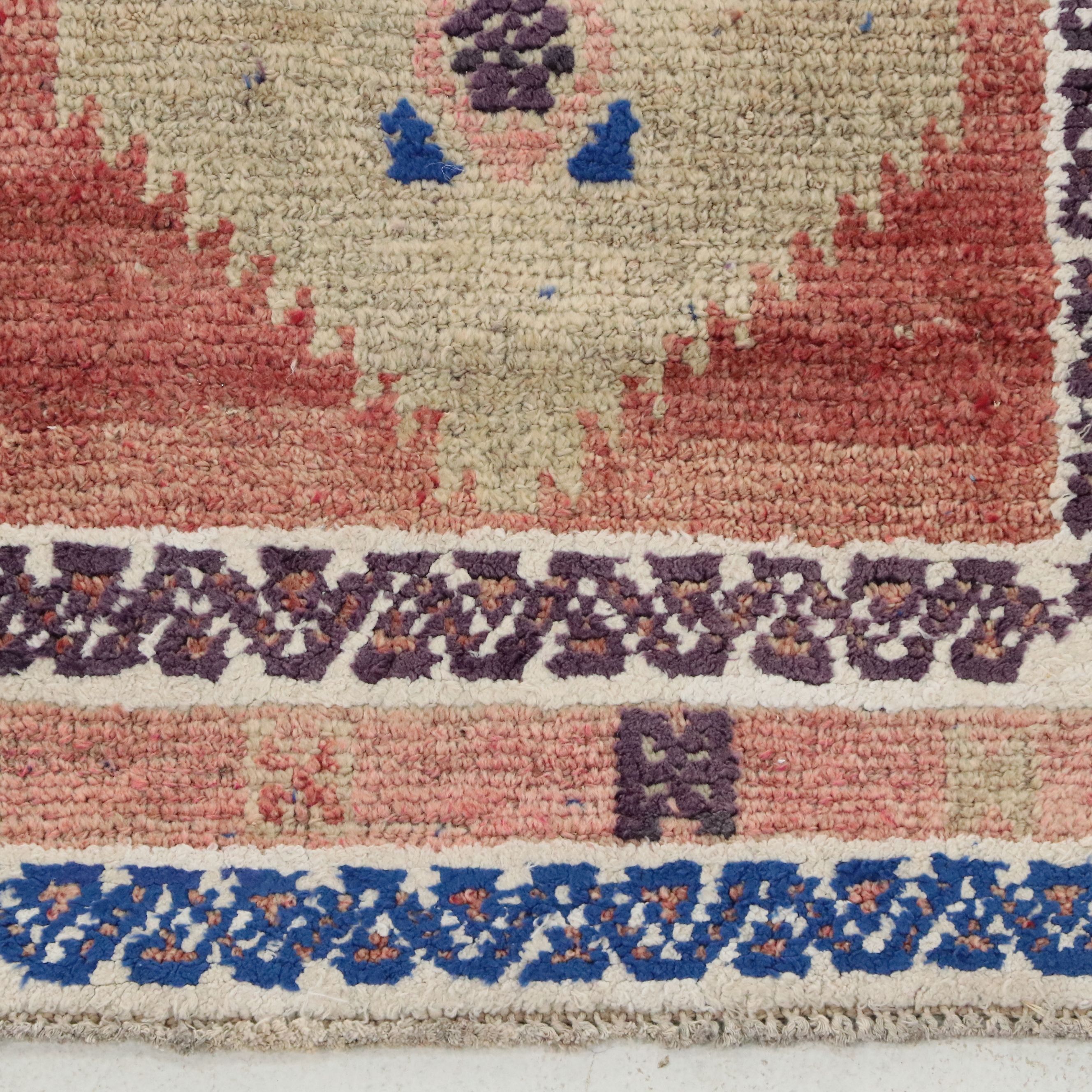 2'3 x 11'10 Hand-Knotted Turkish Oushak Carpet Runner