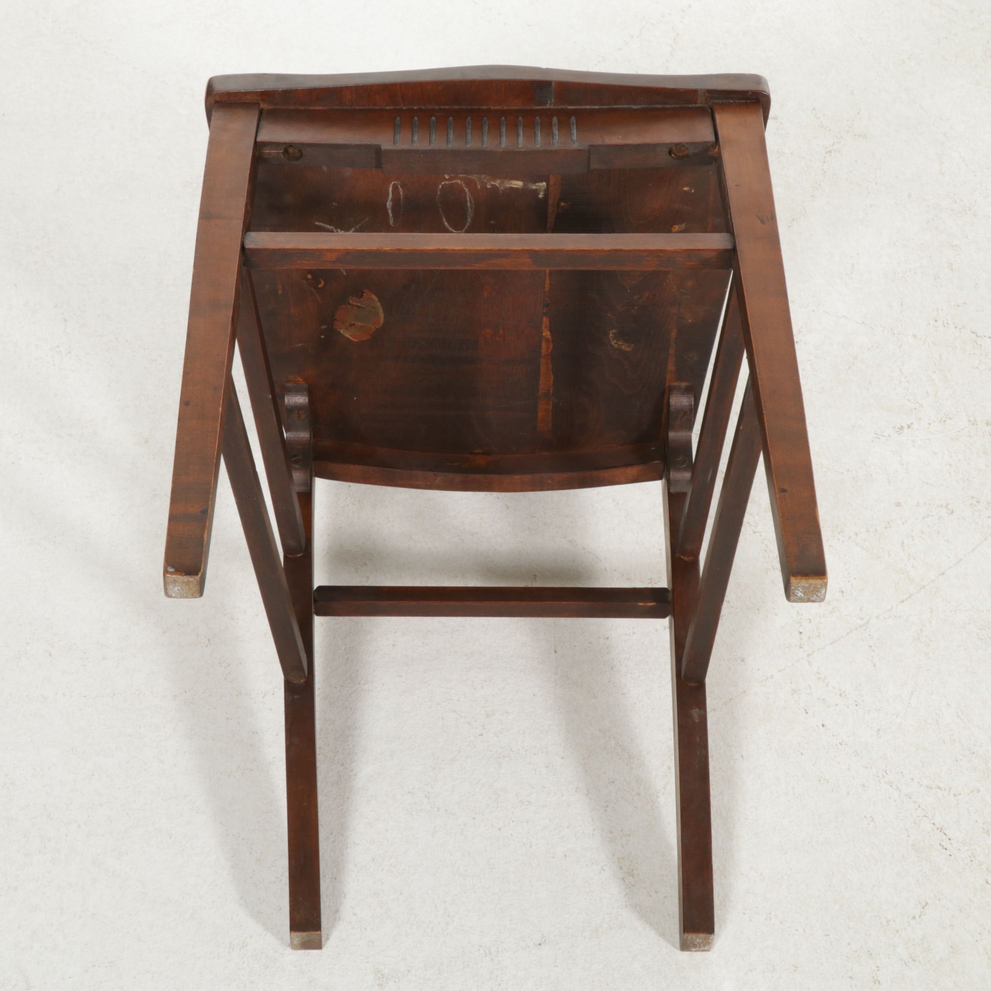 Eastlake Walnut Fall Front Secretary Desk with Drop Leaf Extensions and Chair