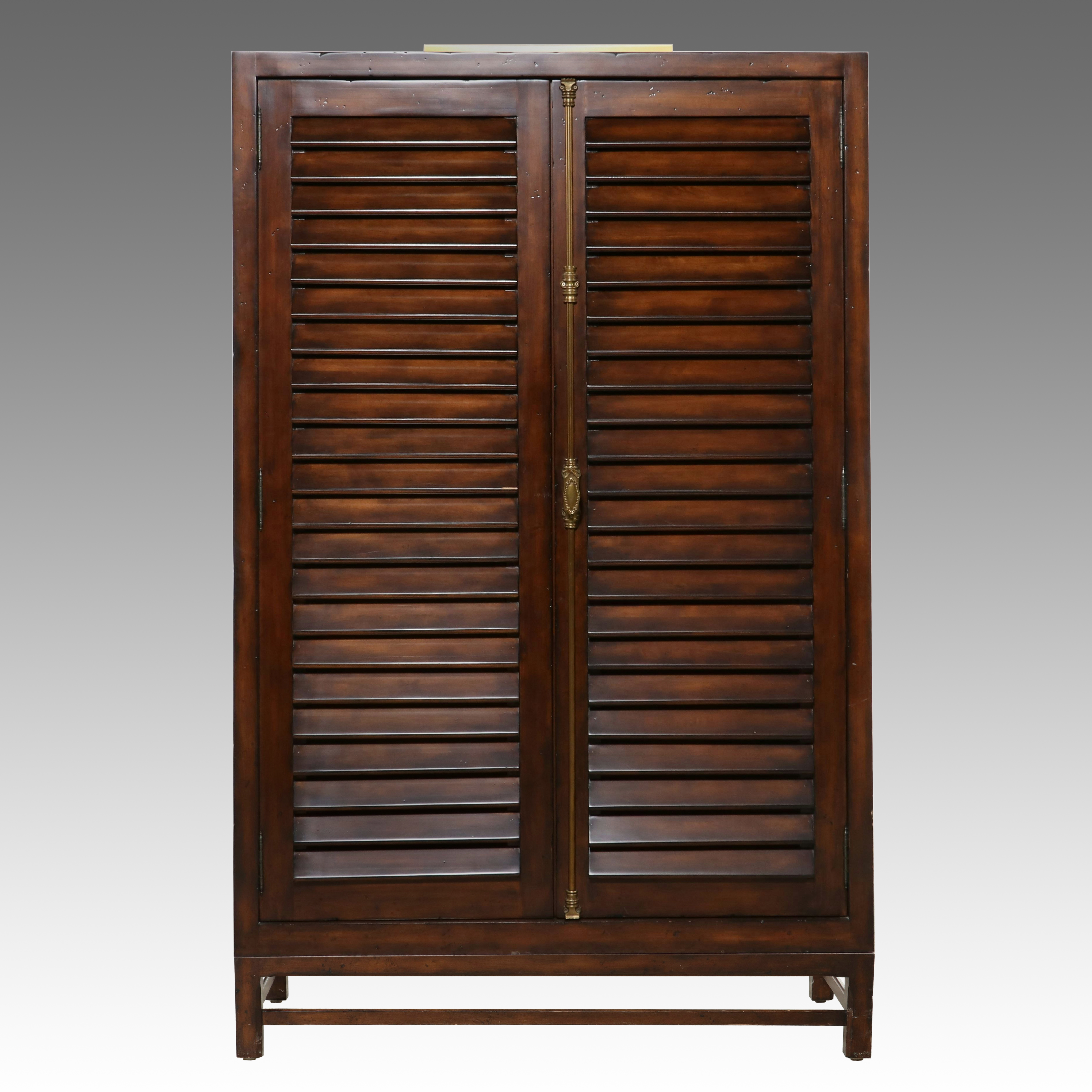 Lauren Ralph Lauren for Henredon Plantation Style Mahogany Media Armoire