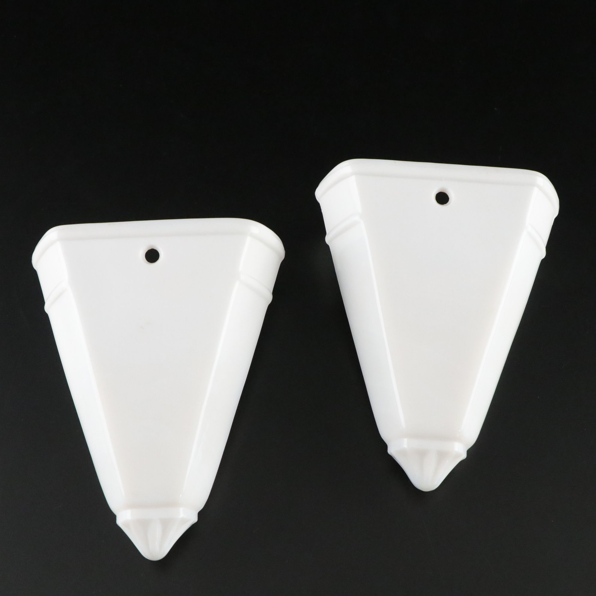 Milk Glass with Fenton Hobnail Banana Bowl and Westmorland Candlesticks