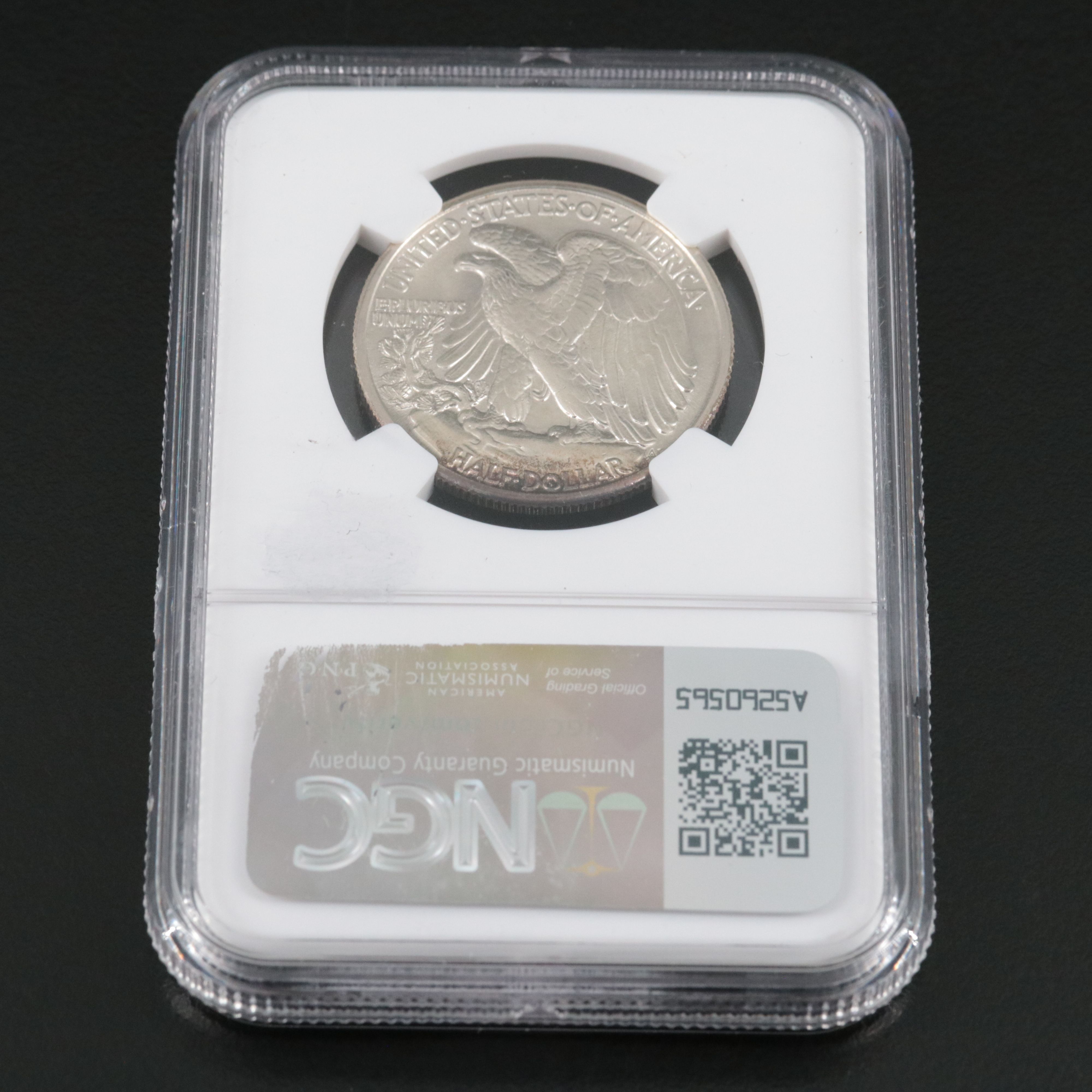 NGC Graded MS63 1942 Walking Liberty Silver Half Dollar