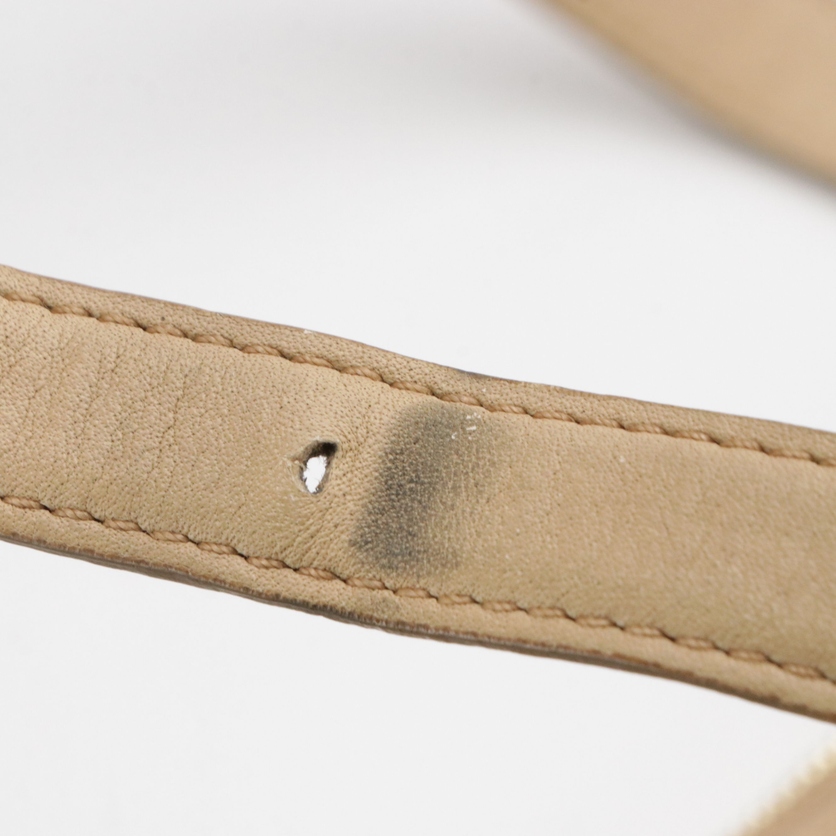 MCM Two-Way Pleated Tote Bag in Beige Visetos Canvas