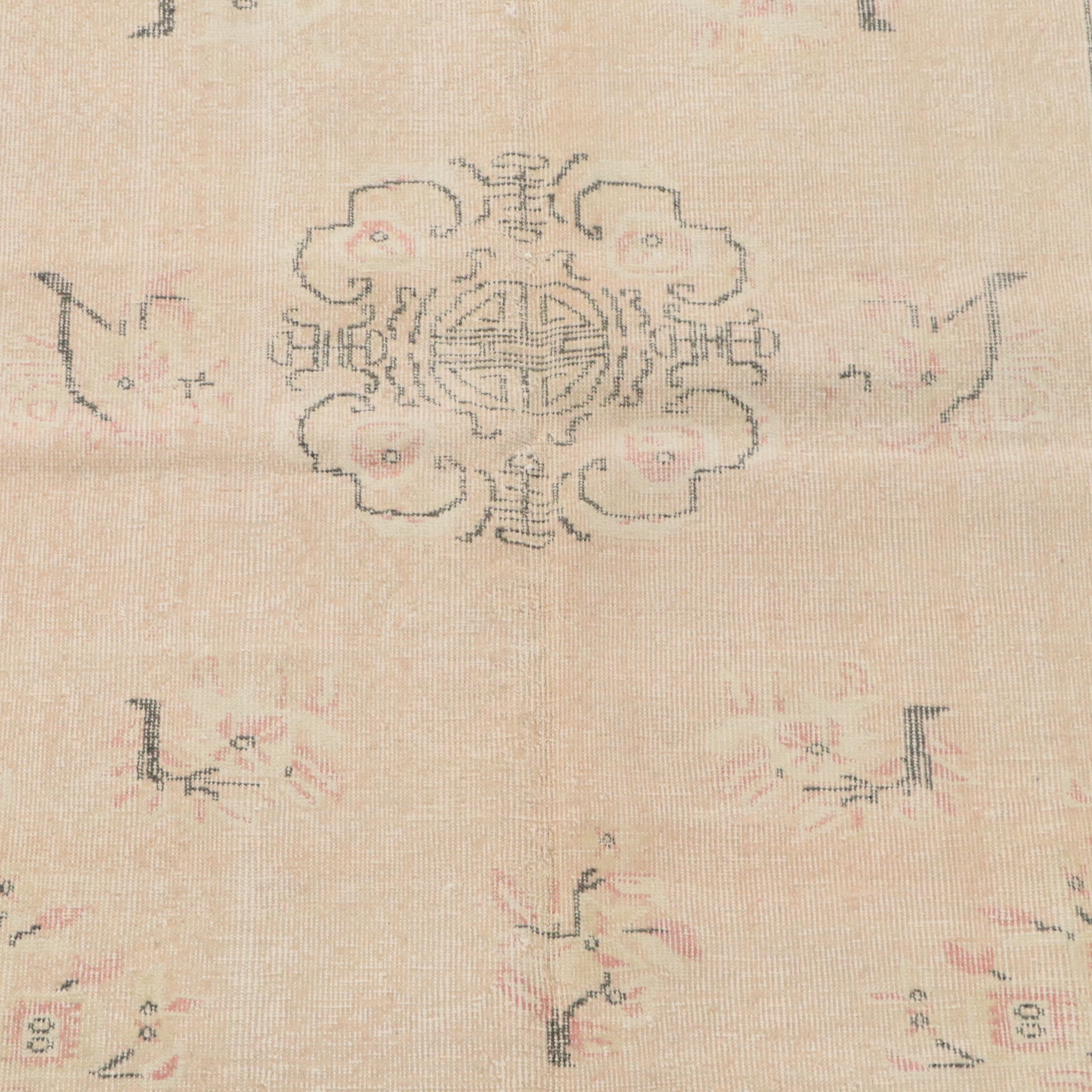 5'4 x 8'8 Hand-Knotted Turkish Oushak Area Rug