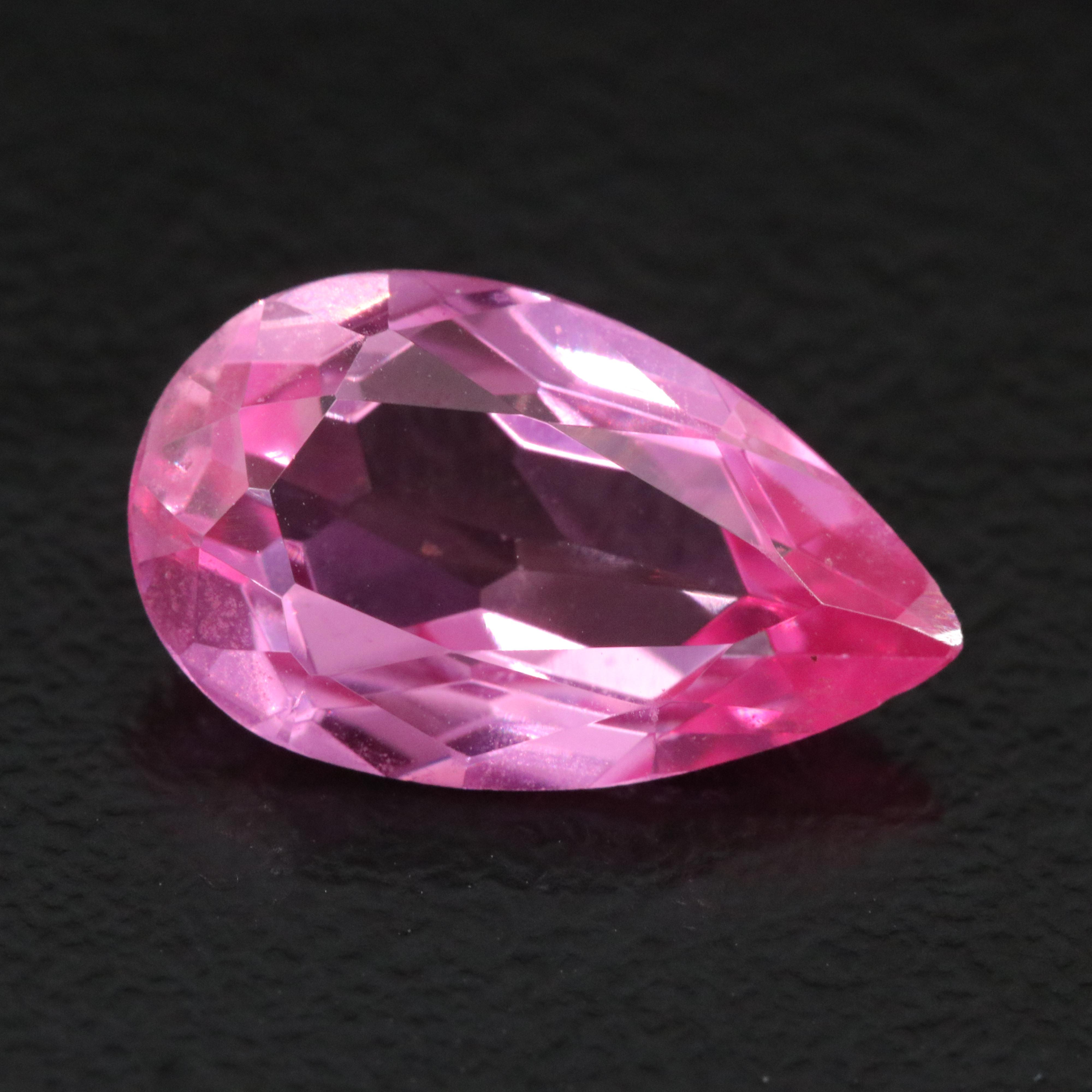 Loose 4.81 CTW Lab Grown Pink Sapphire