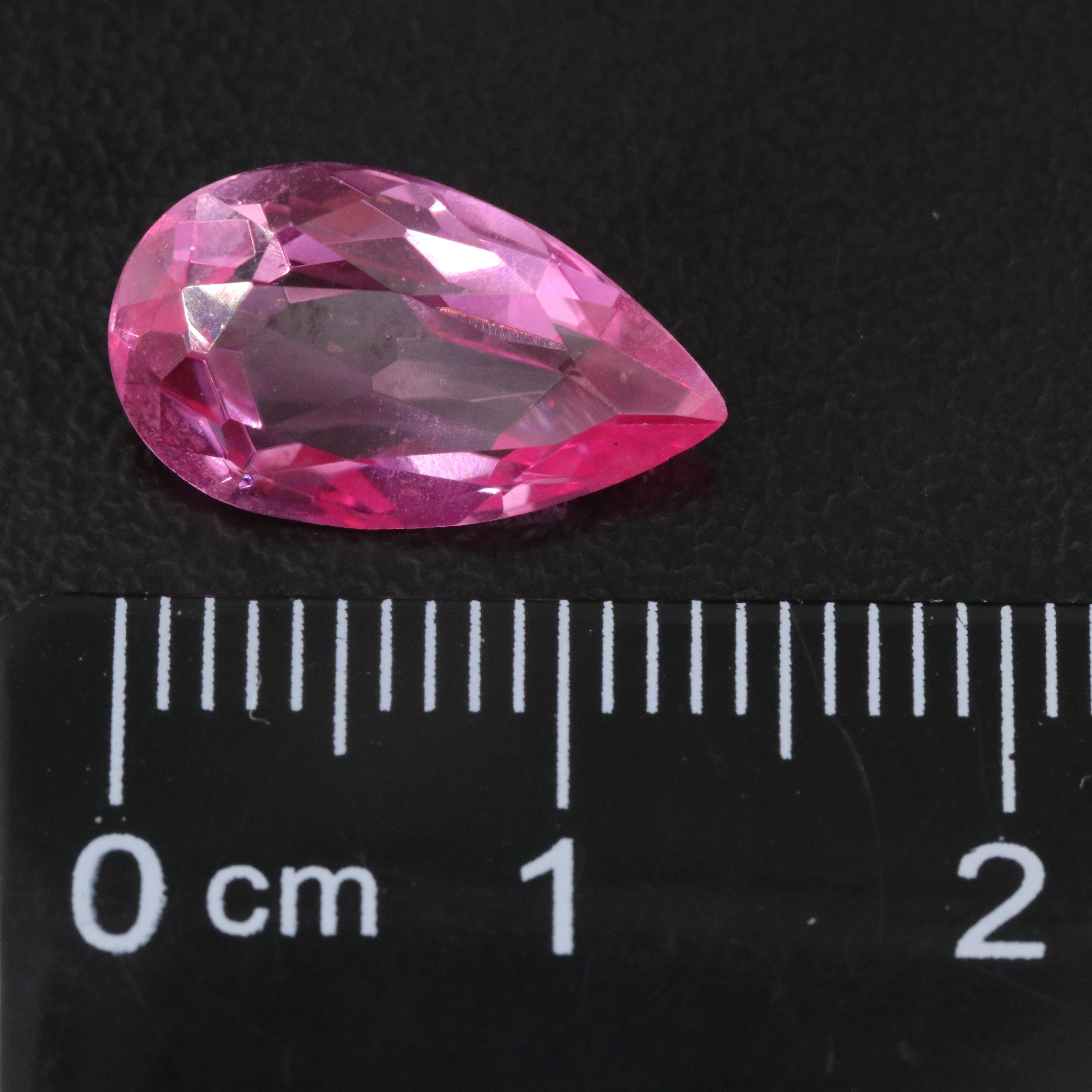 Loose 4.81 CTW Lab Grown Pink Sapphire