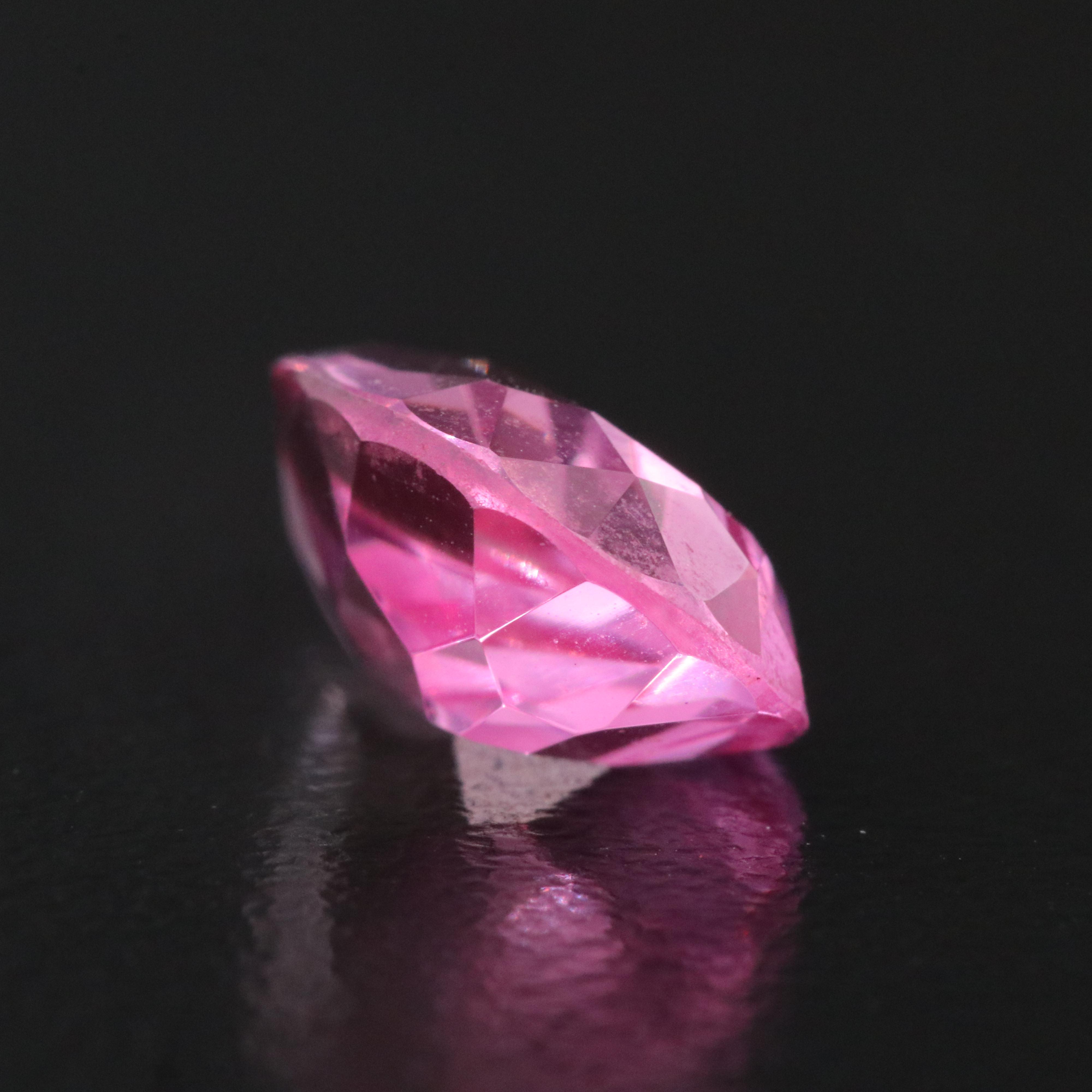 Loose 4.81 CTW Lab Grown Pink Sapphire