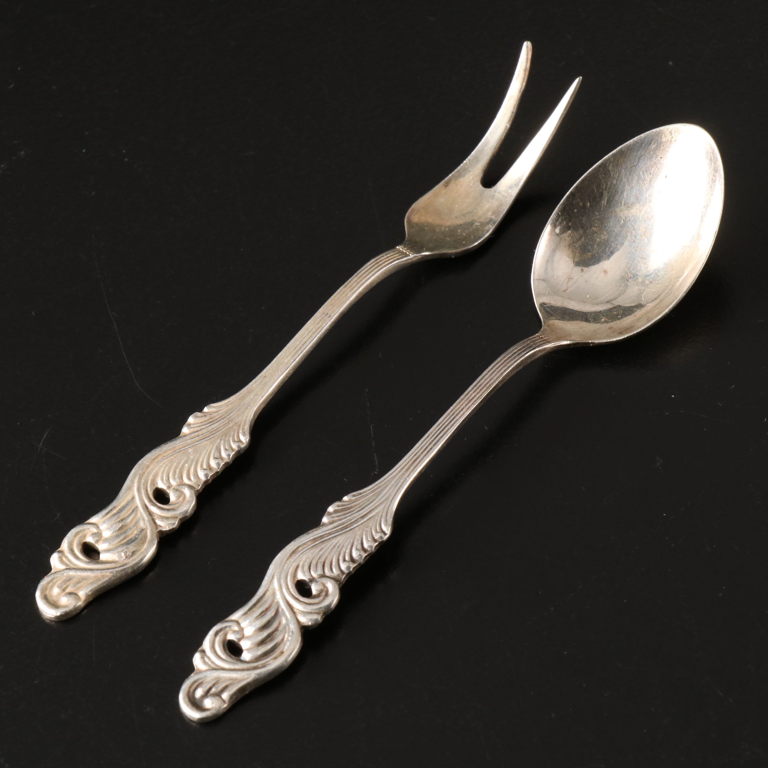 Engraved Sterling Spoons with Oneida, and More Silver Plate Flatware