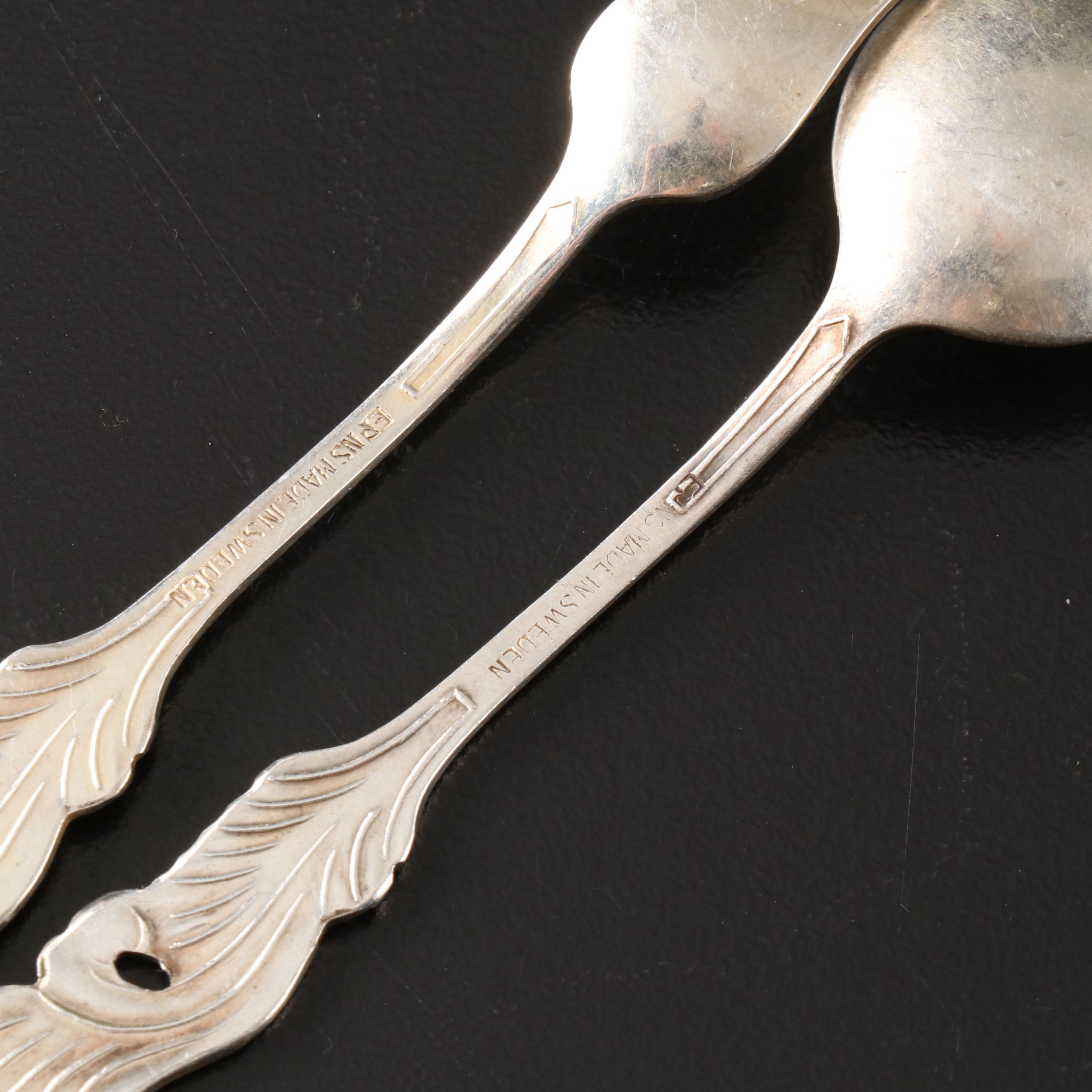 Engraved Sterling Spoons with Oneida, and More Silver Plate Flatware