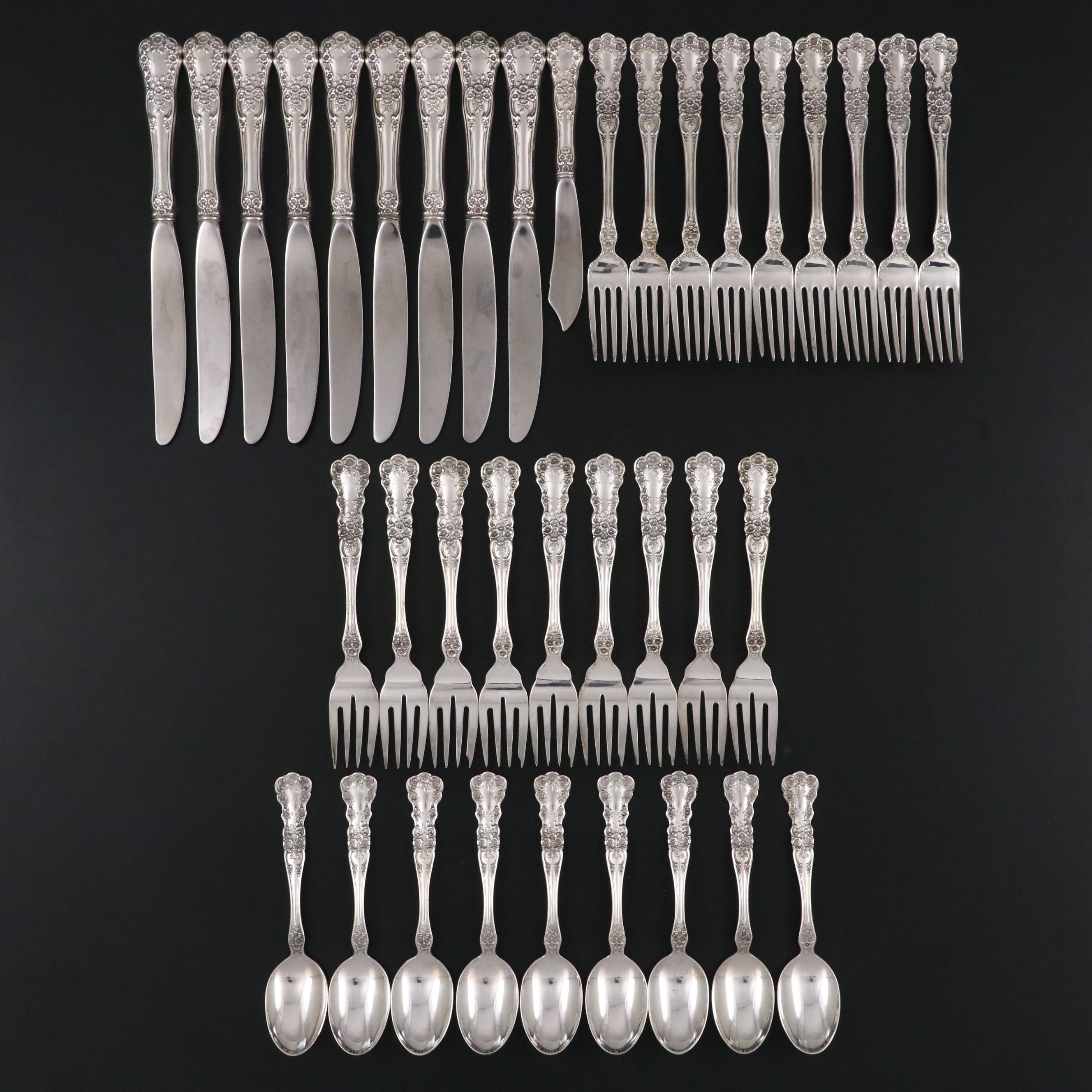 Gorham "Buttercup" Sterling Silver Flatware