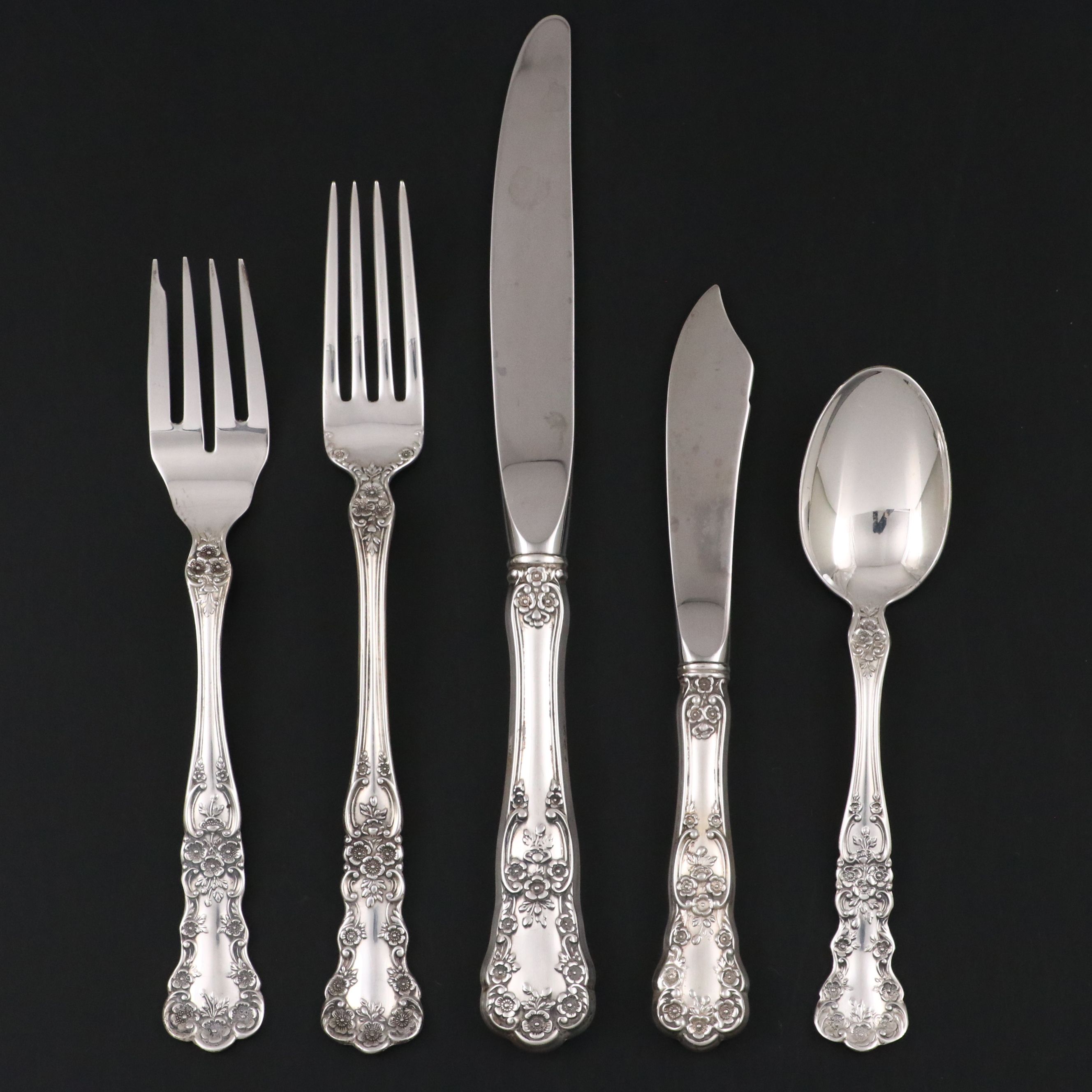 Gorham "Buttercup" Sterling Silver Flatware