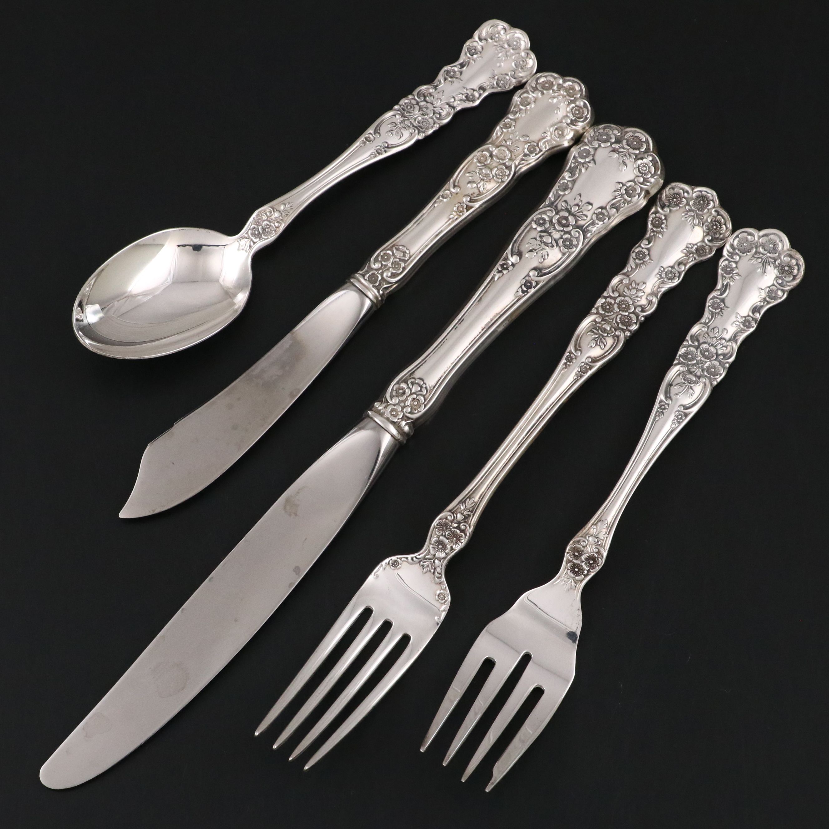 Gorham "Buttercup" Sterling Silver Flatware