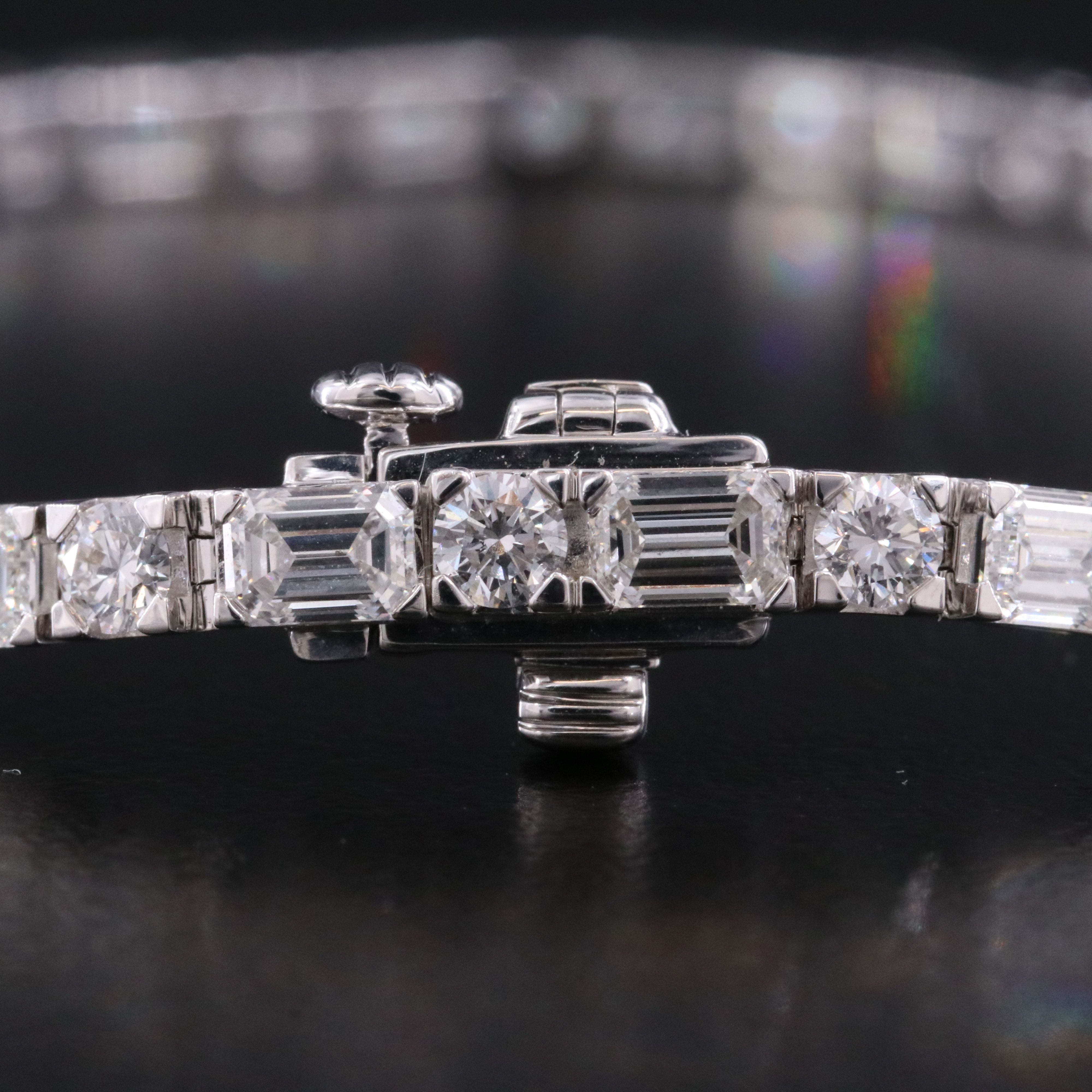 14K 7.68 CTW Lab Grown Diamond Line Bracelet