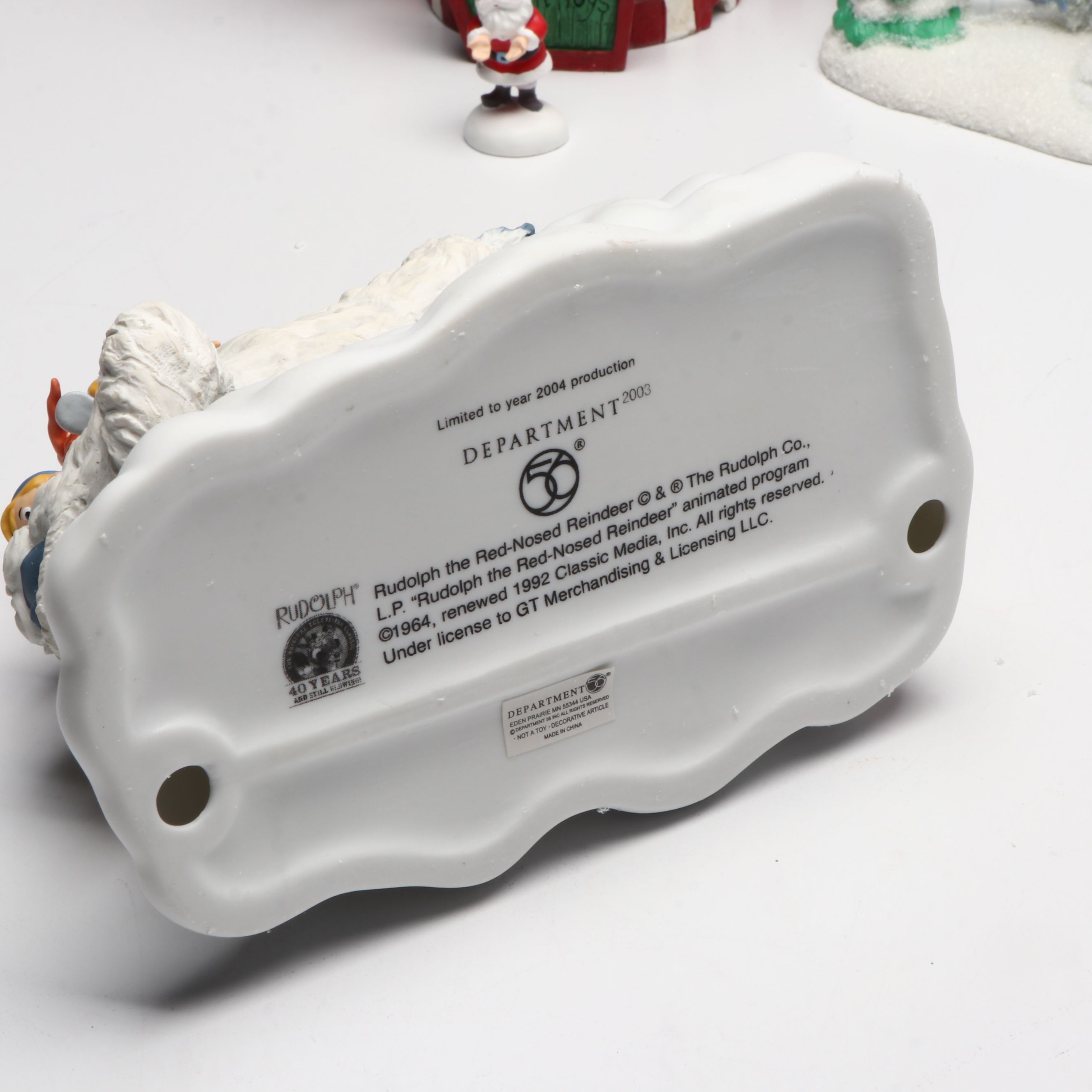 Department 56 "Reindeer Games" and Other Classic Christmas Movie Figurines