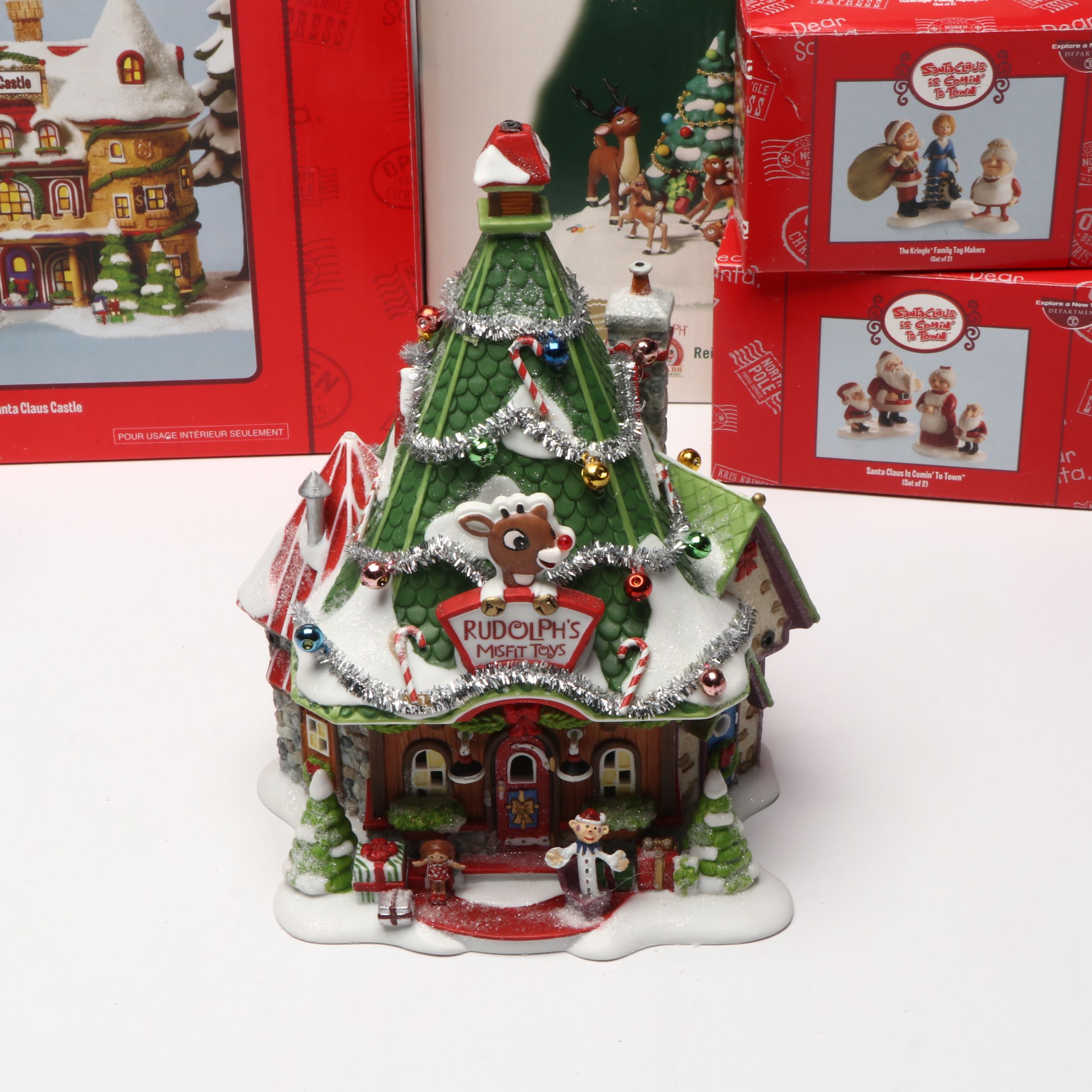 Department 56 "Reindeer Games" and Other Classic Christmas Movie Figurines