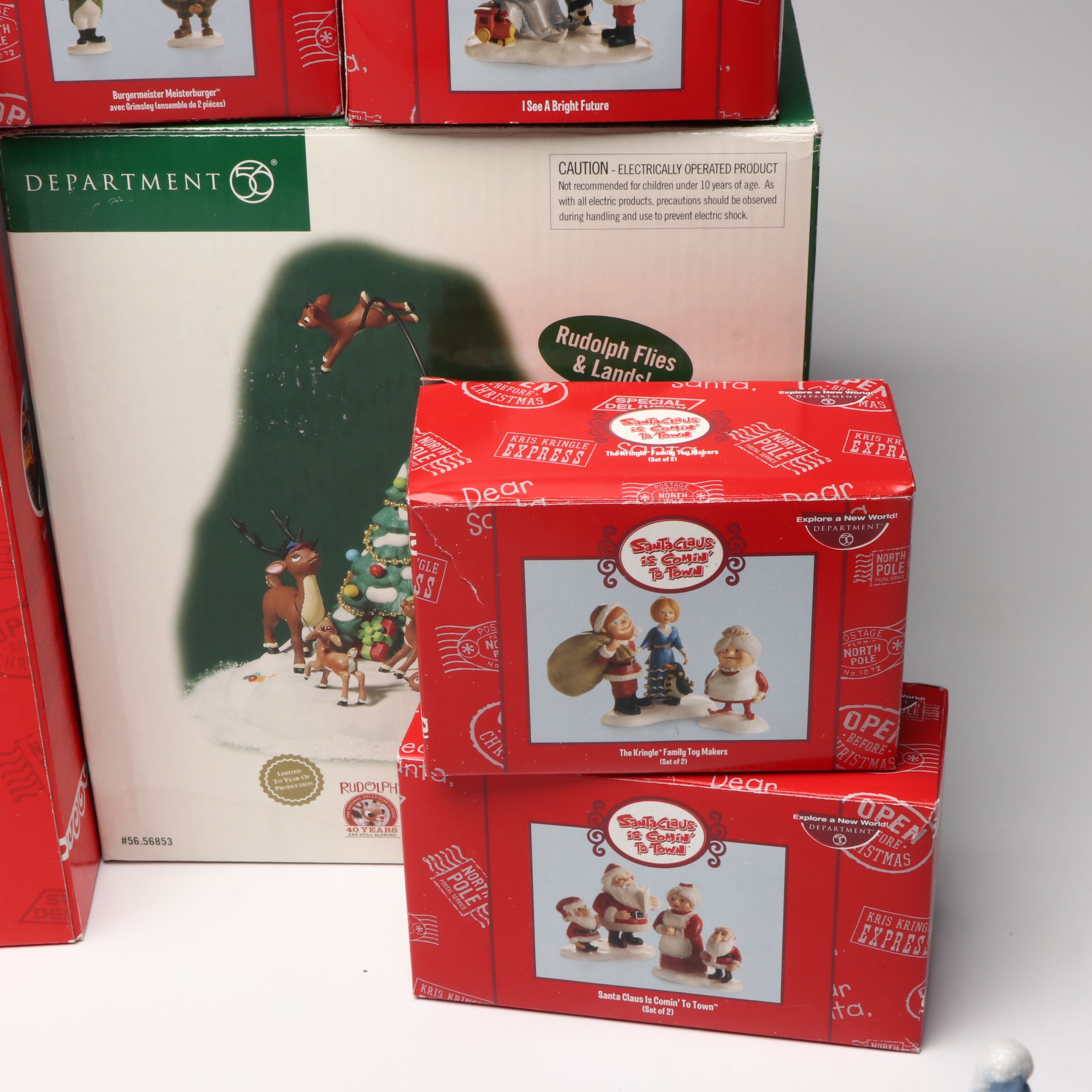 Department 56 "Reindeer Games" and Other Classic Christmas Movie Figurines