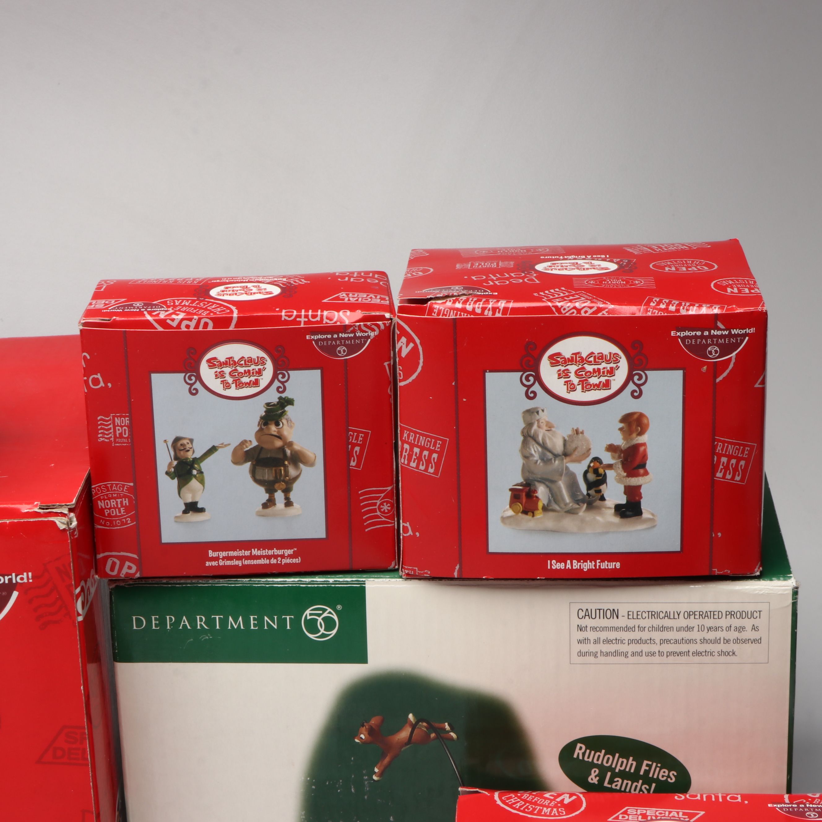 Department 56 "Reindeer Games" and Other Classic Christmas Movie Figurines