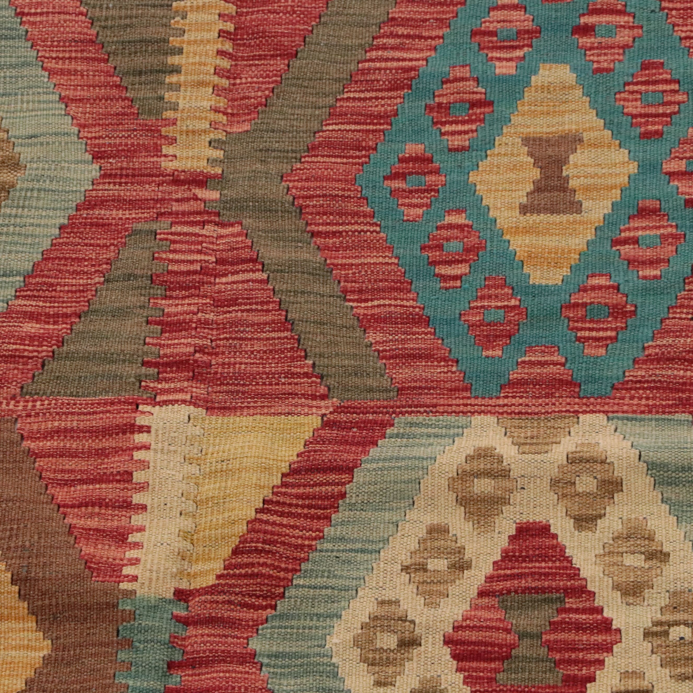 9'10 x 15'8 Handwoven Turkish Anatolian Kilim Room Sized Rug