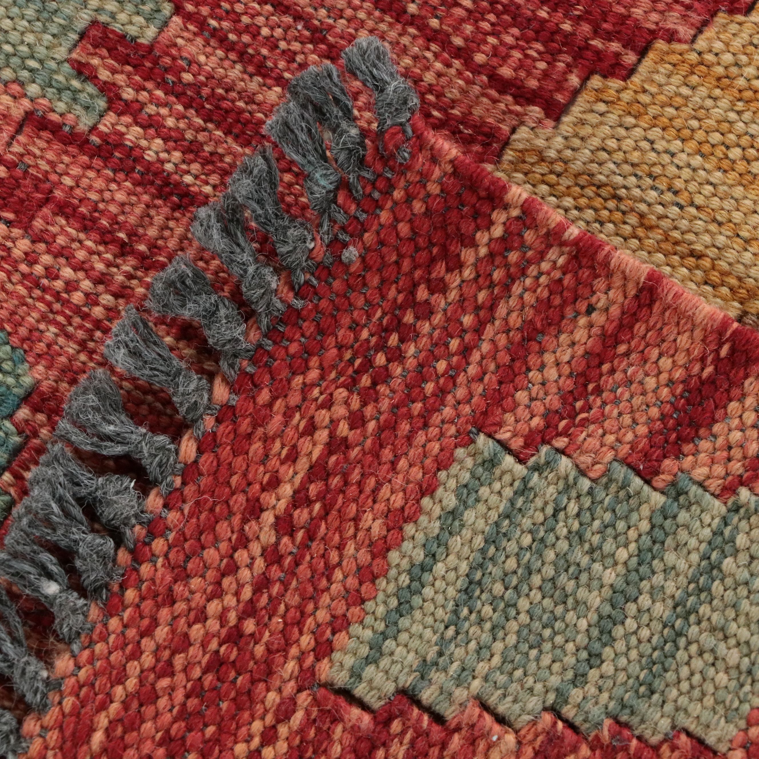 9'10 x 15'8 Handwoven Turkish Anatolian Kilim Room Sized Rug