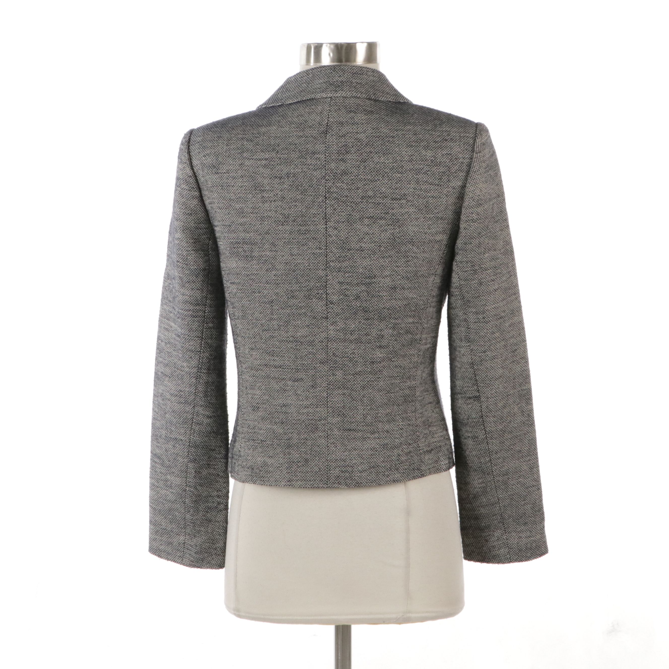 Balenciaga La Mode Wool Blend Button-Front Jacket