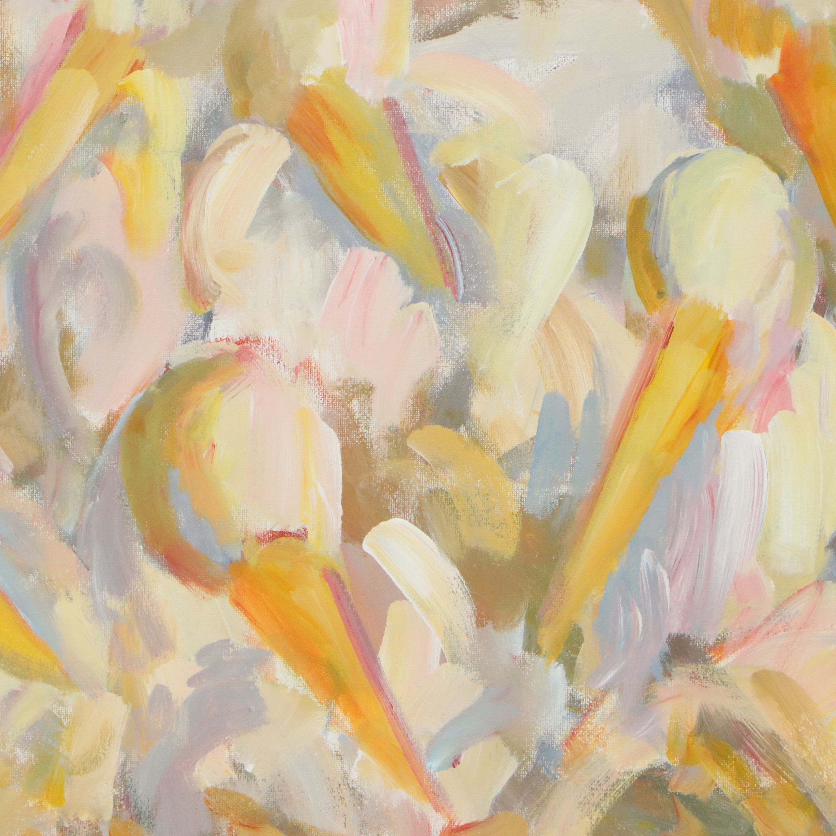 Elle Raines Acrylic Painting "Fleet of Pelicans #2," Circa 2026