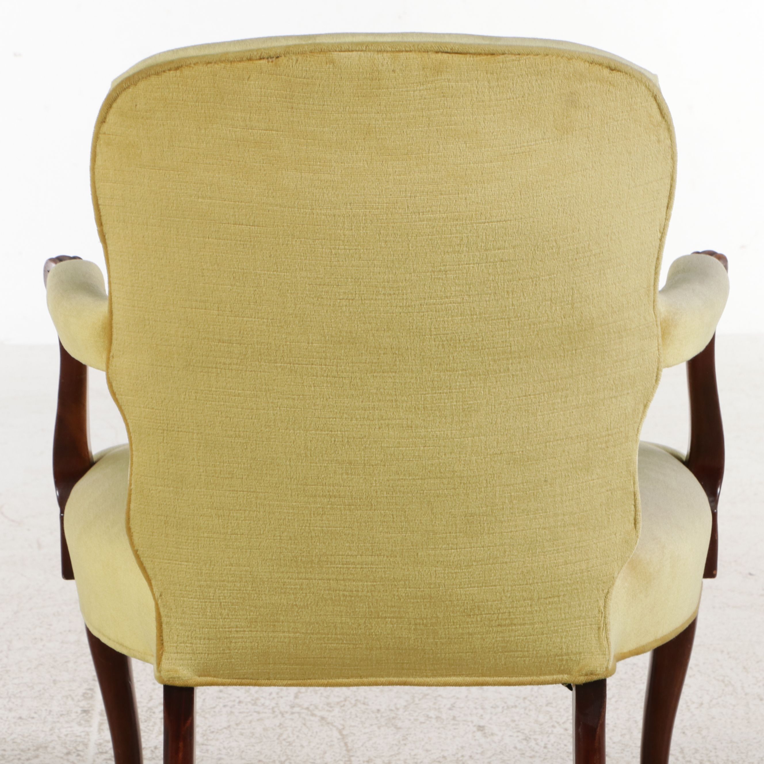 Chippendale Style Shell-Carved Armchair, 20th Century