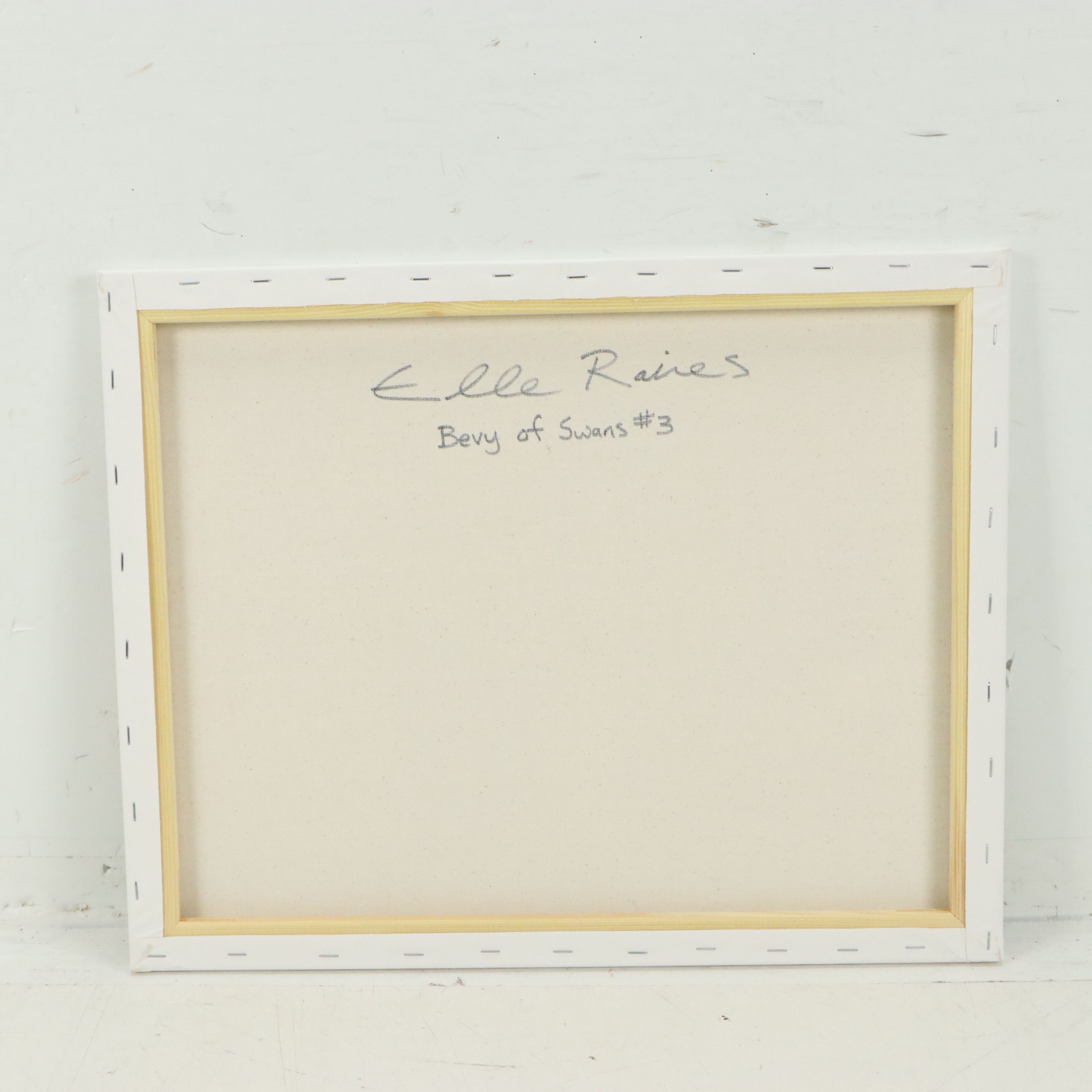 Elle Raines Acrylic Painting "Bevy of Swans #3," Circa 2026