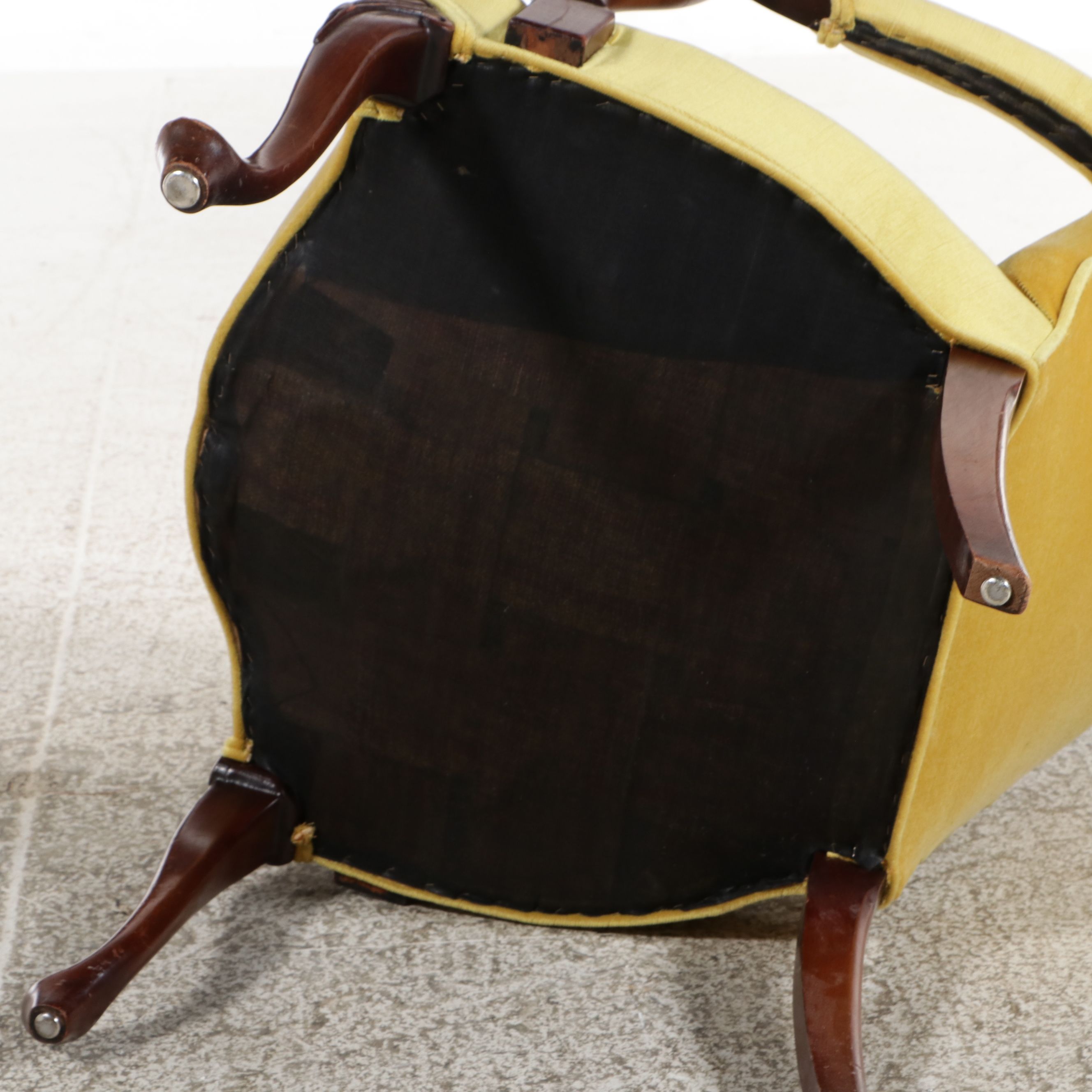 Chippendale Style Shell-Carved Armchair, 20th Century