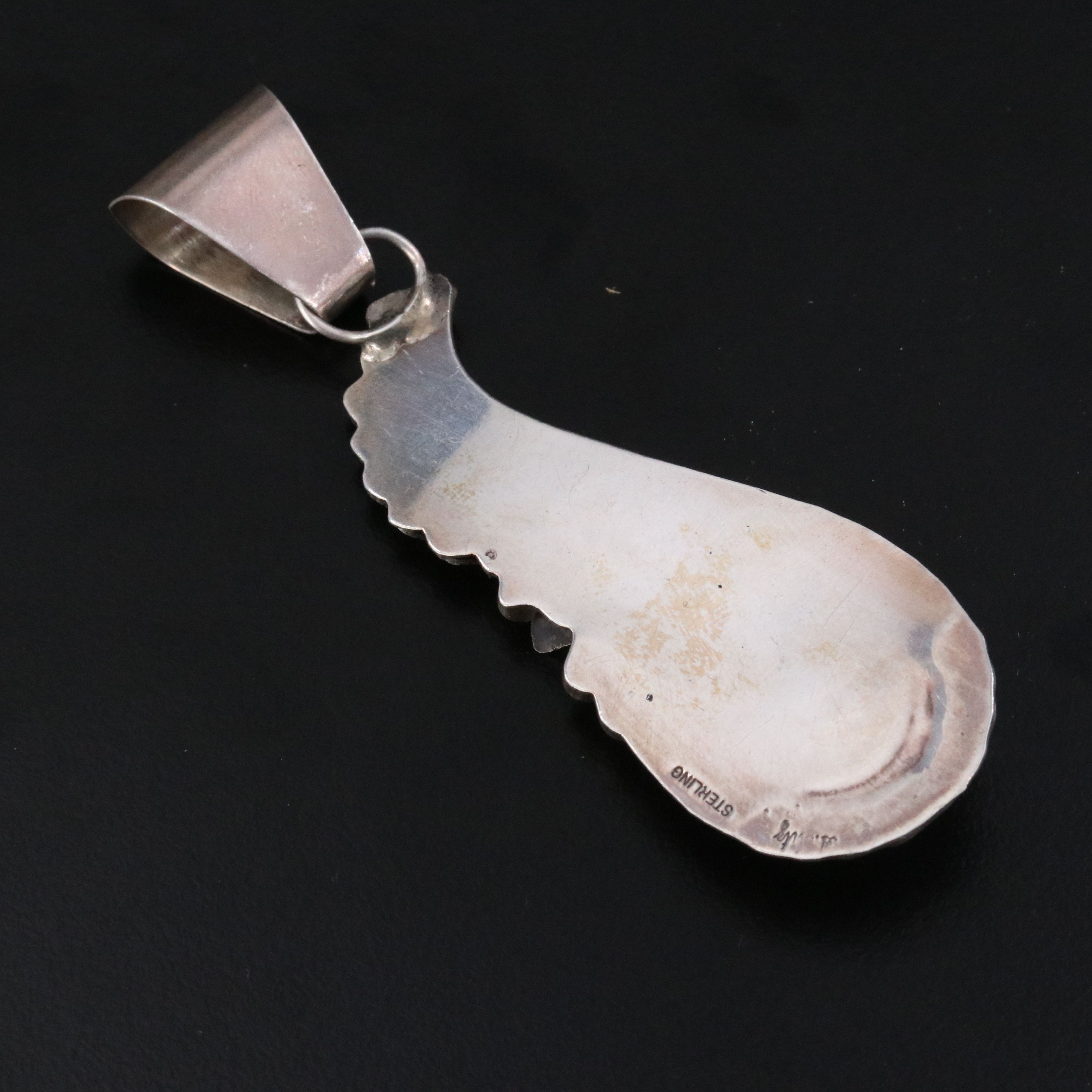 Sterling Turquoise Pendant