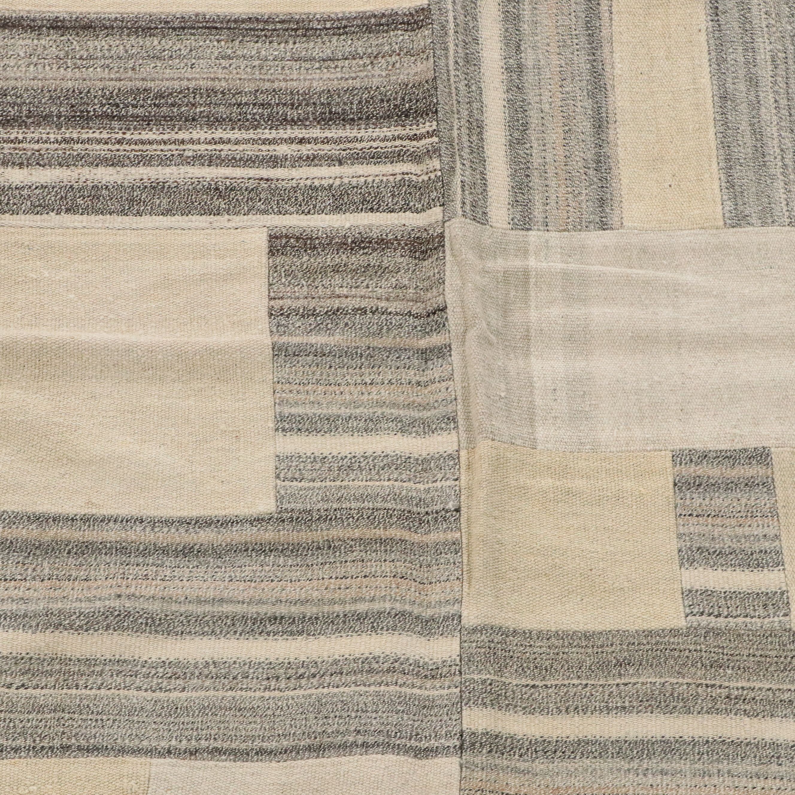 5'4 x 7'10 Handmade Turkish Patchwork Area Rug