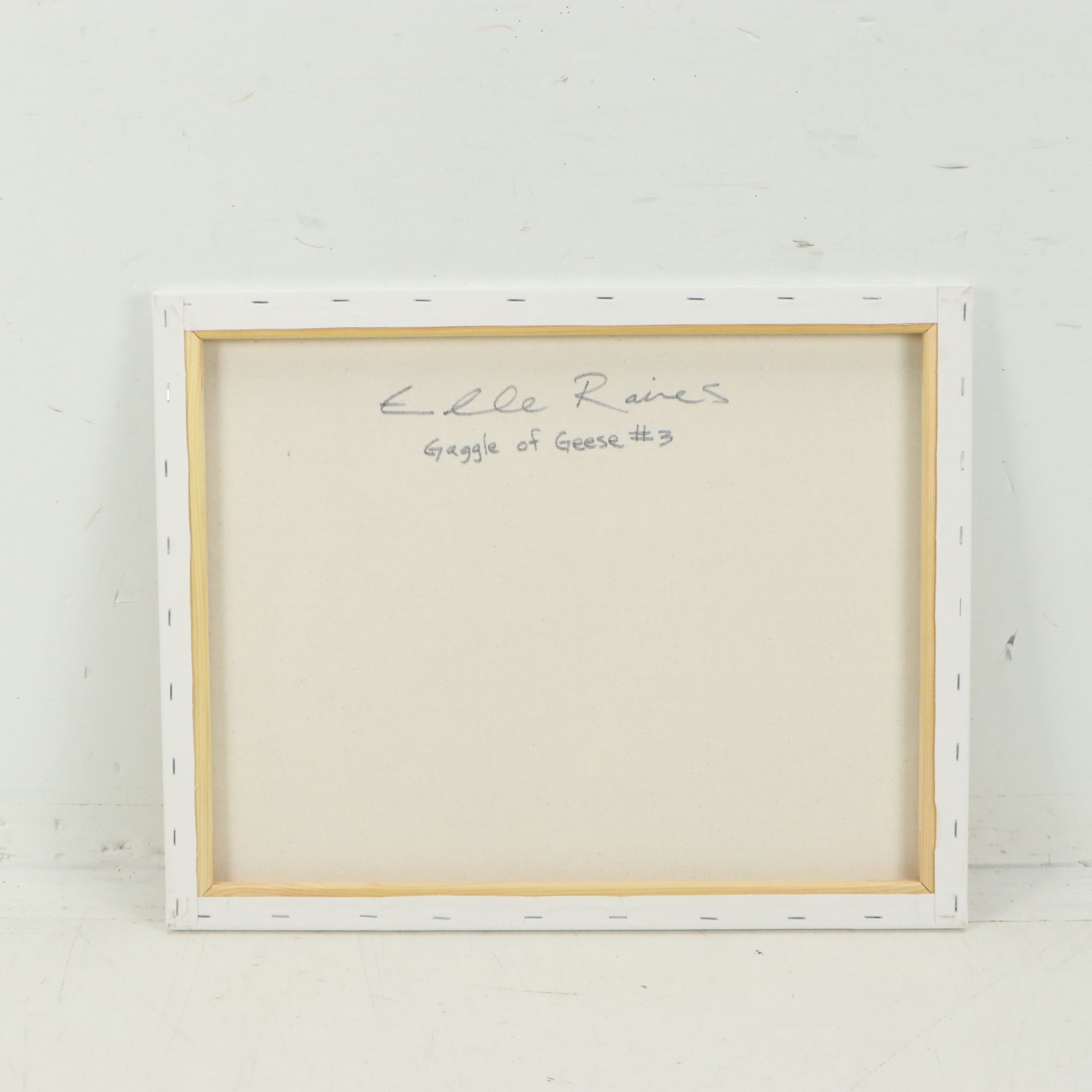 Elle Raines Acrylic Painting "Gaggle of Geese #3," Circa 2026