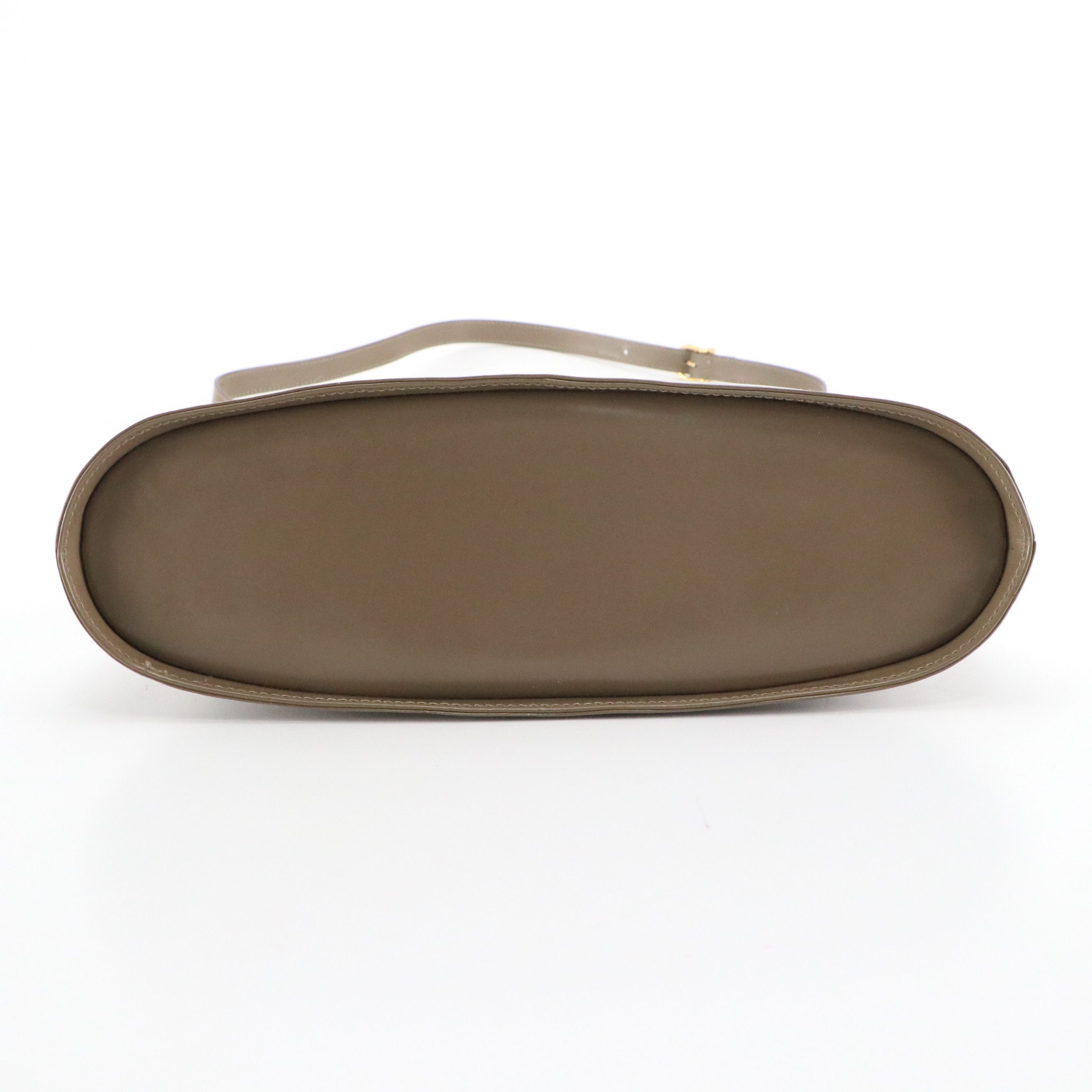 Salvatore Ferragamo Small Wanda Top Handle Two-Way Bag in Taupe Leather