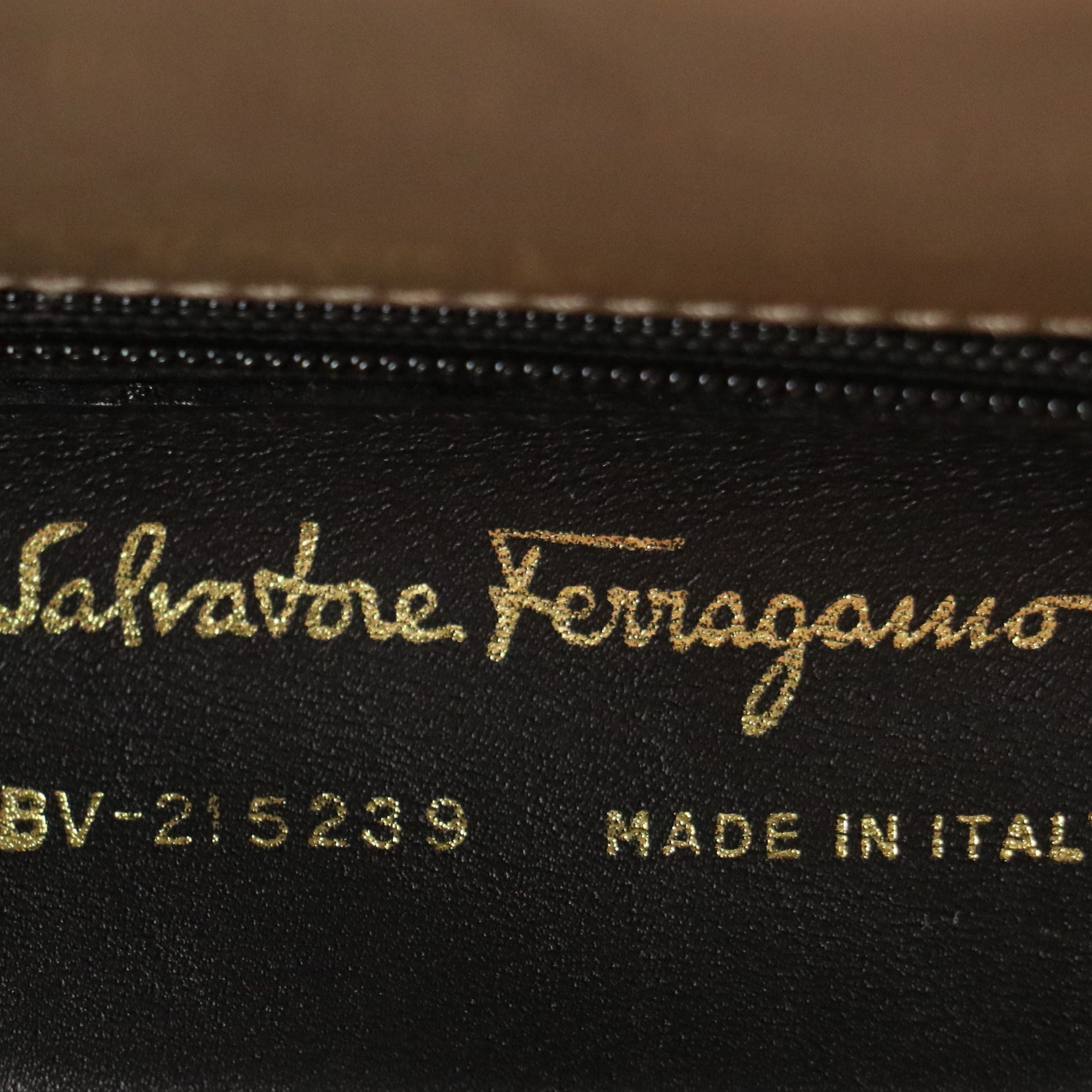 Salvatore Ferragamo Small Wanda Top Handle Two-Way Bag in Taupe Leather