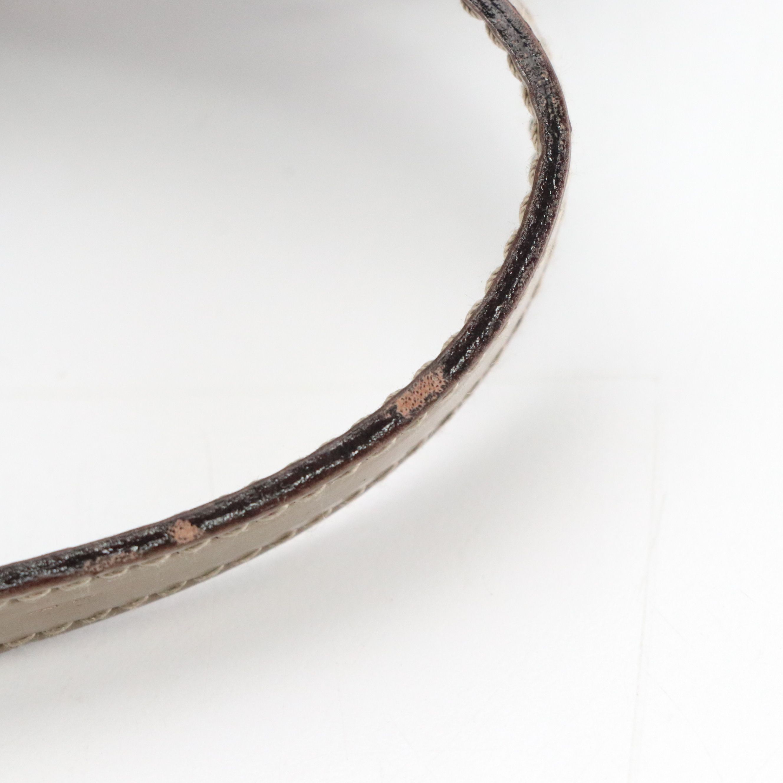 Salvatore Ferragamo Small Wanda Top Handle Two-Way Bag in Taupe Leather